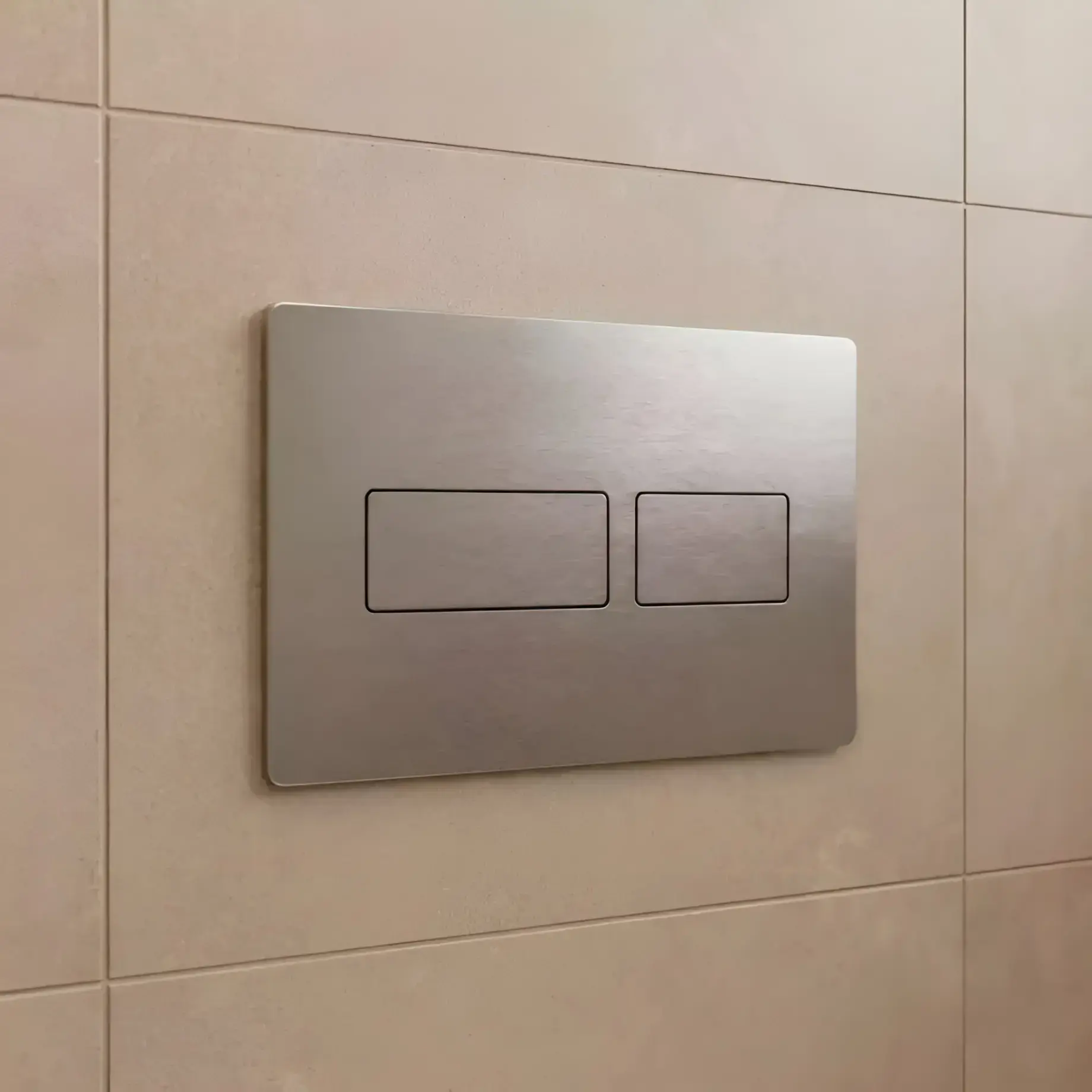 Змивна клавіша TECEsolid Виробник 9240430 Stainless Steel 22 х 15 х 0.6 см — бічний ракурс