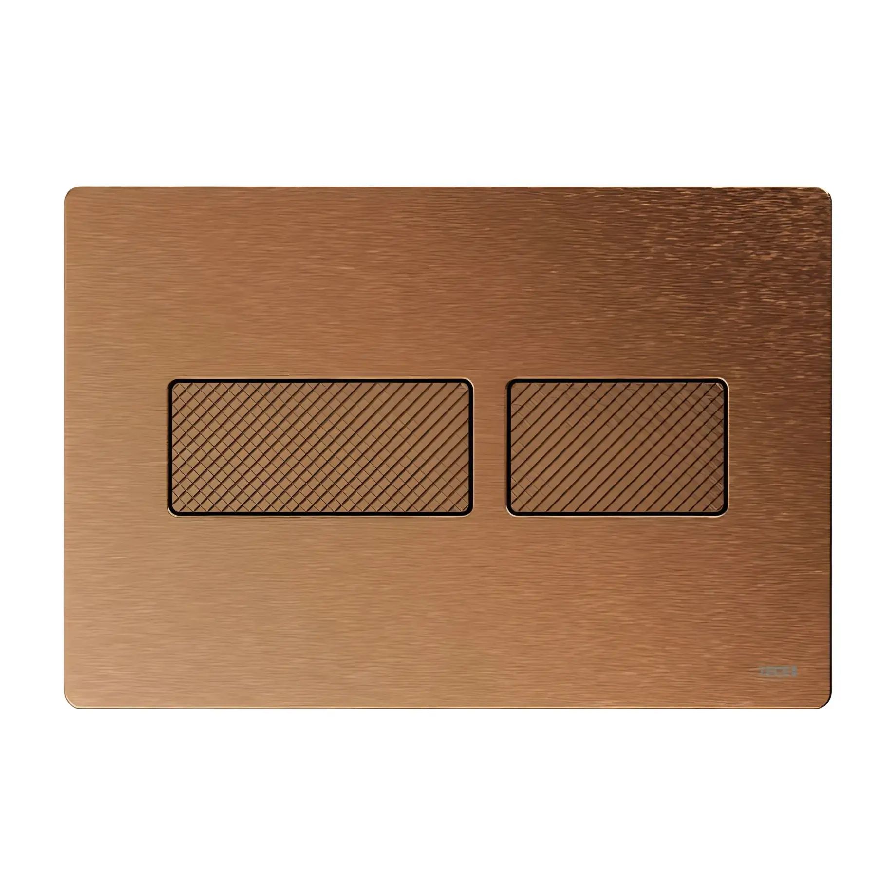 Змивна клавіша TECEsolid TECE 9240435 Bronze 22 х 15 х 0.6 см — вид на білому тлі