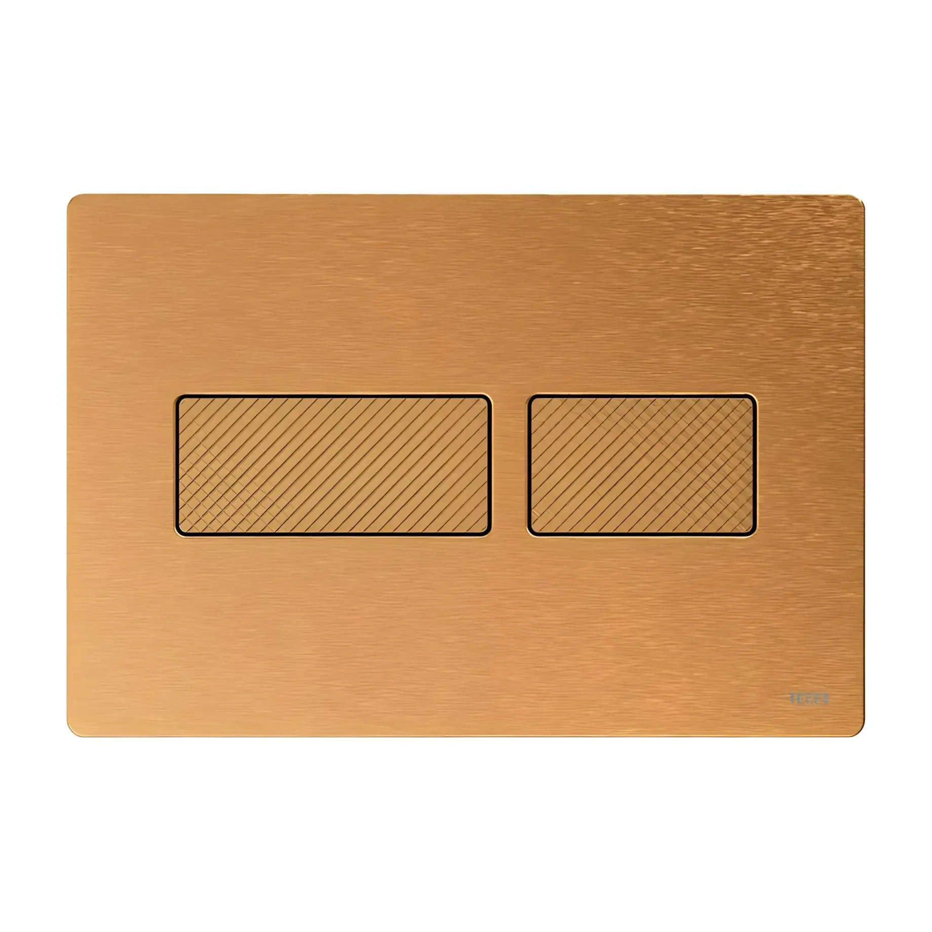 Змивна клавіша TECEsolid TECE 9240436 Brass 22 х 15 х 0.6 см — вид на білому тлі