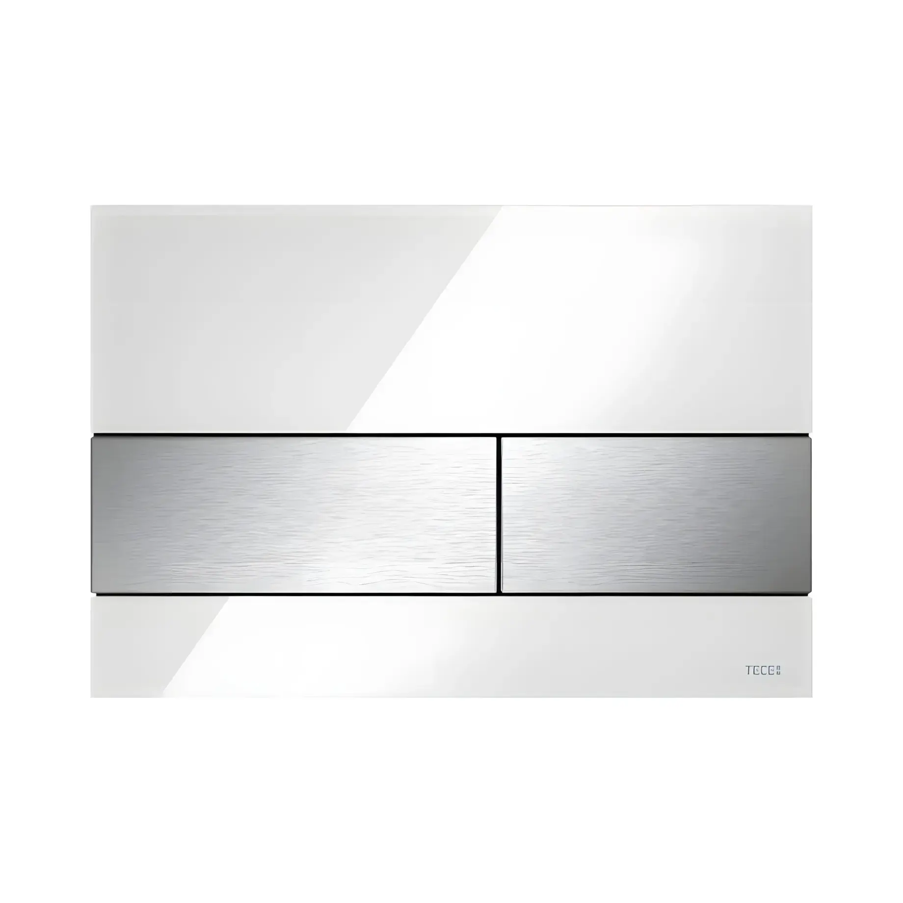 Змивна клавіша TECEsquare TECE 9240801 White 22 х 15 х 1.1 см — вид на білому тлі