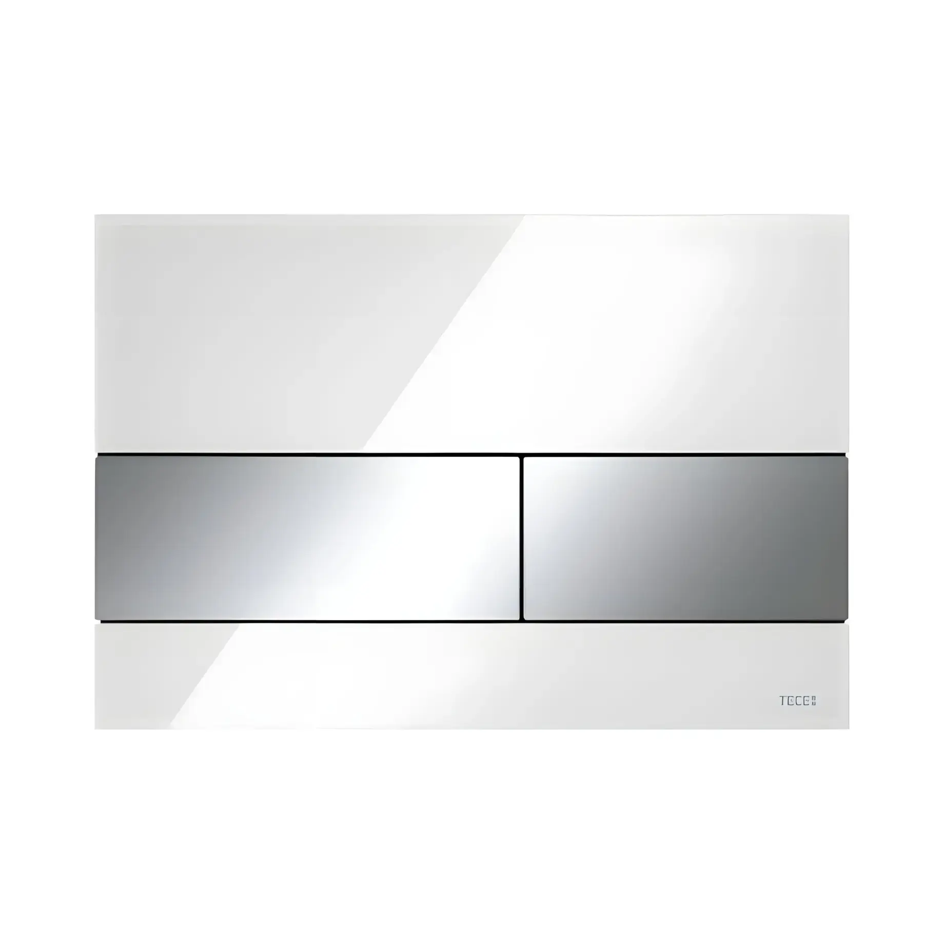 Змивна клавіша TECEsquare TECE 9240802 White 22 х 15 х 1.1 см — вид на білому тлі