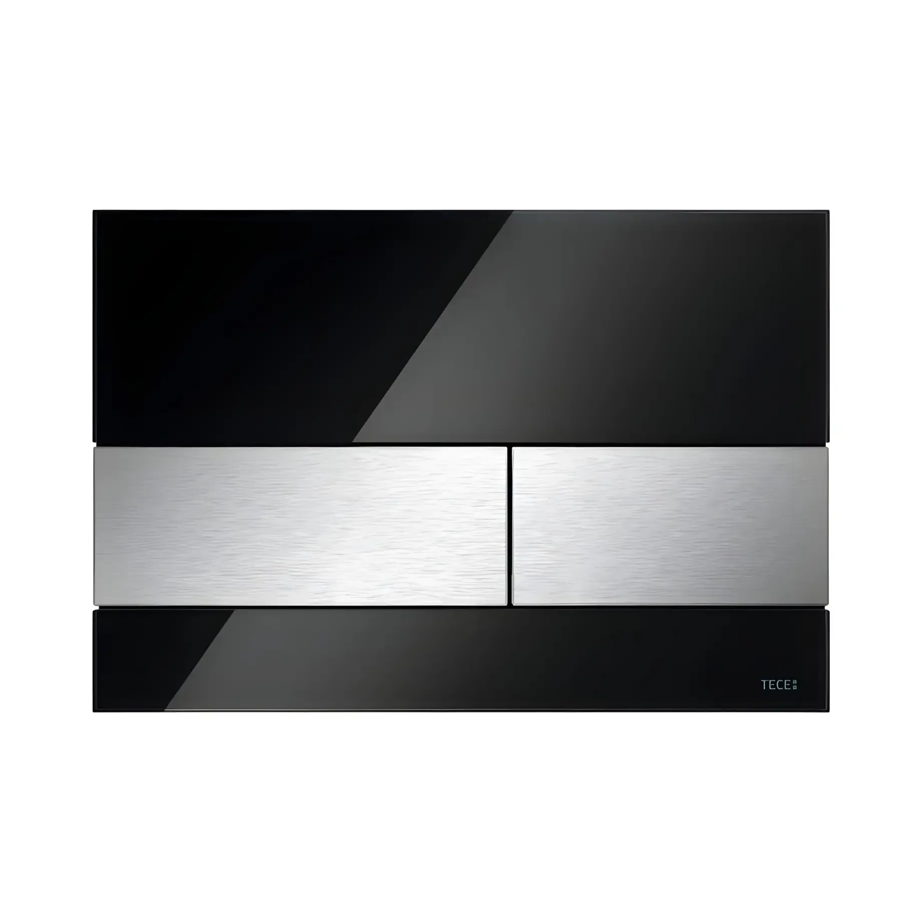 Змивна клавіша TECEsquare TECE 9240806 Black 22 х 15 х 1.1 см — вид на білому тлі