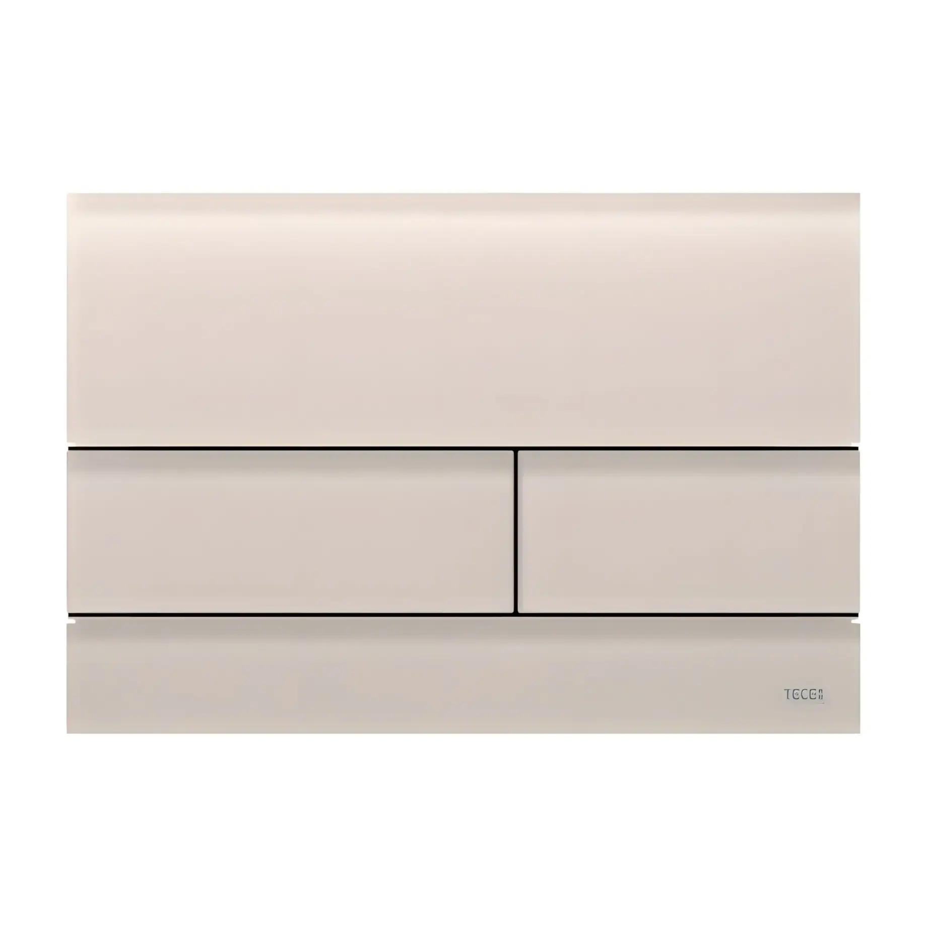 Змивна клавіша TECEsquare II TECE 9240827 Sand Beige — вид на білому тлі