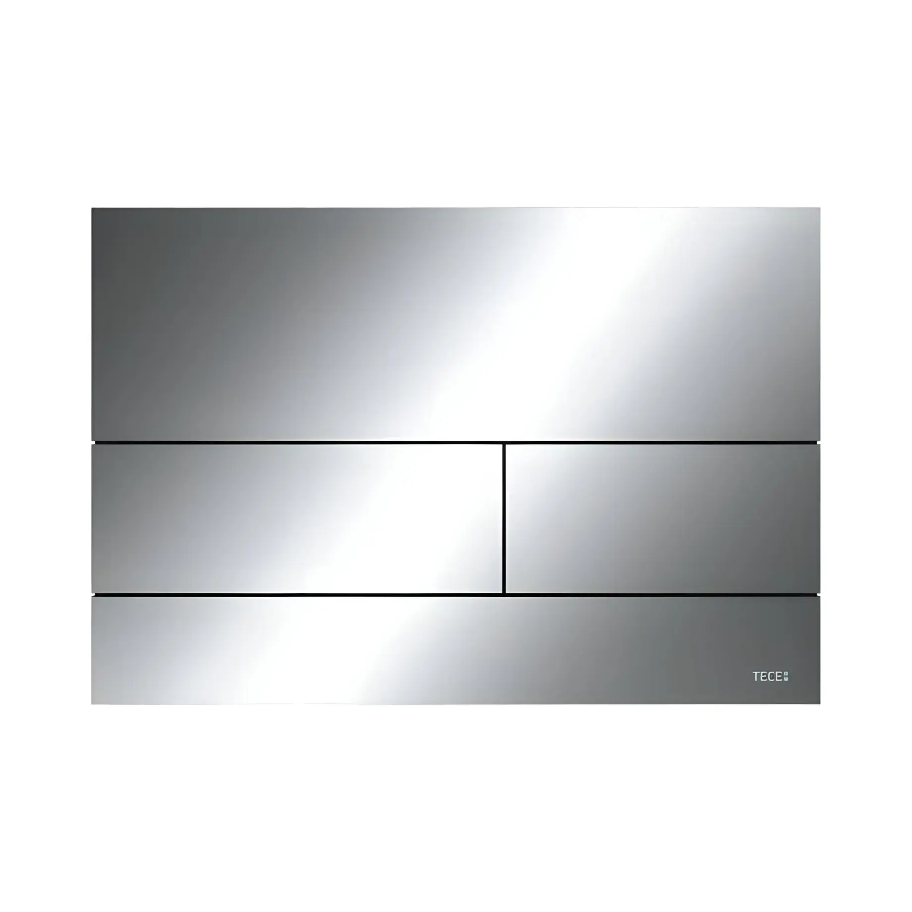 Змивна клавіша TECEsquare II TECE 9240831 Chrome 22 х 15 х 0.3 см — вид на білому тлі