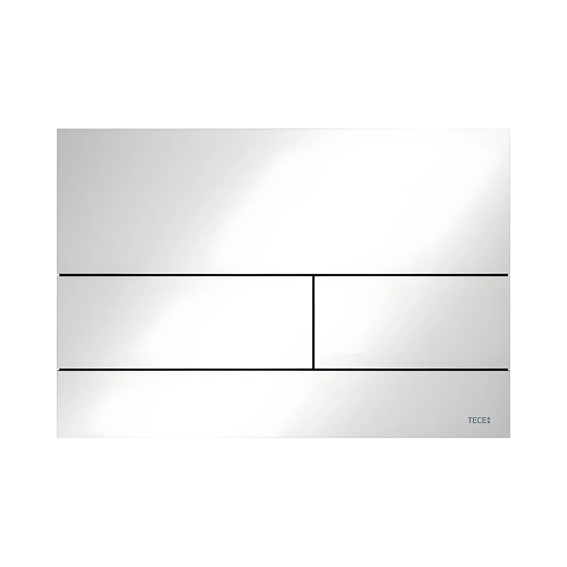 Змивна клавіша TECEsquare II TECE 9240832 White 22 х 15 х 0.3 см — вид на білому тлі