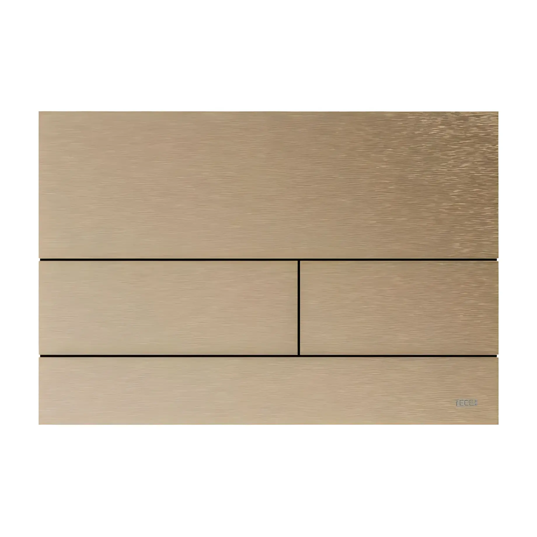 Змивна клавіша TECEsquare II TECE 9240843 Brushed Nickel 22 х 15 х 0.3 см — вид на білому тлі