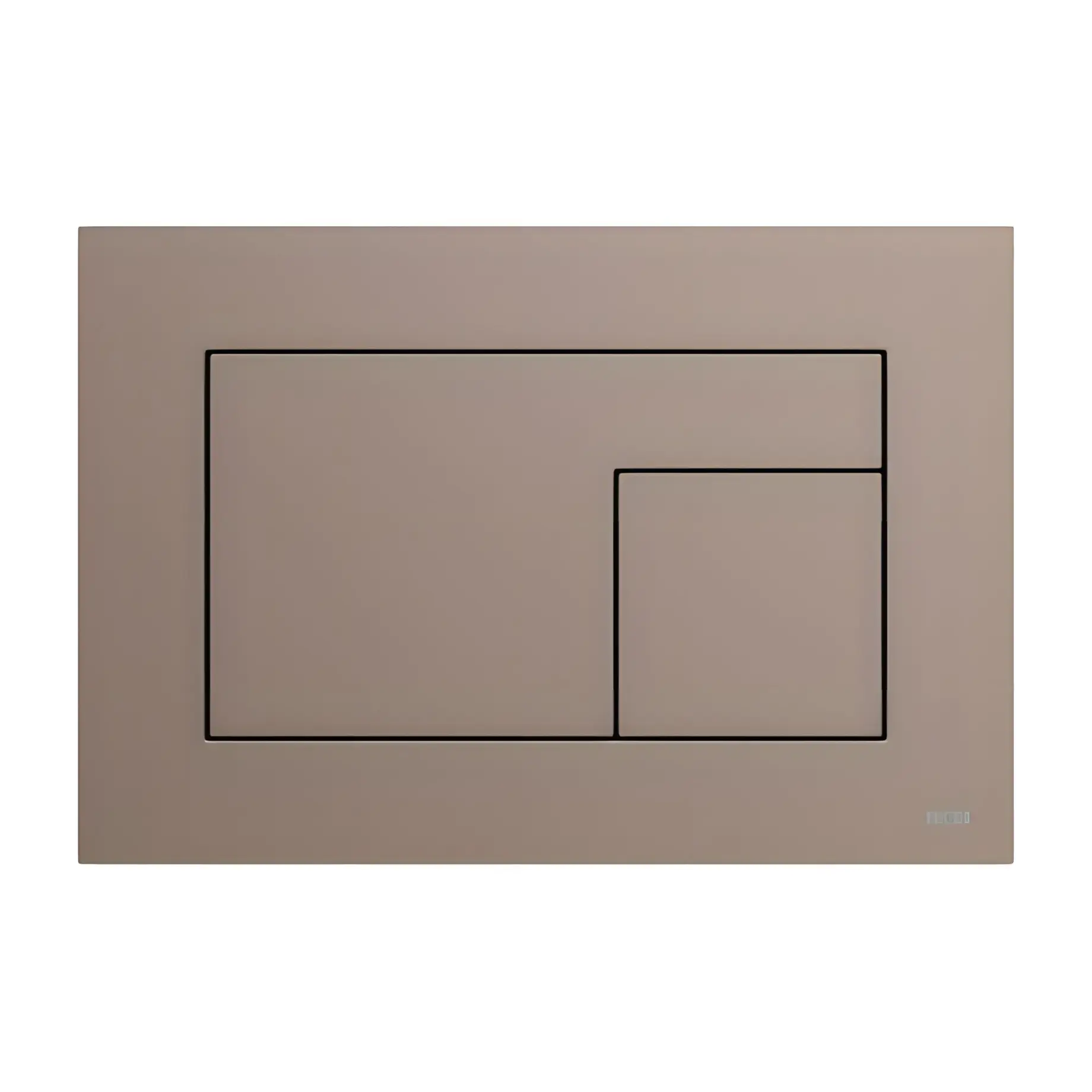 Змивна клавіша TECEvelvet TECE 9240730 Brown Beige — вид на білому тлі