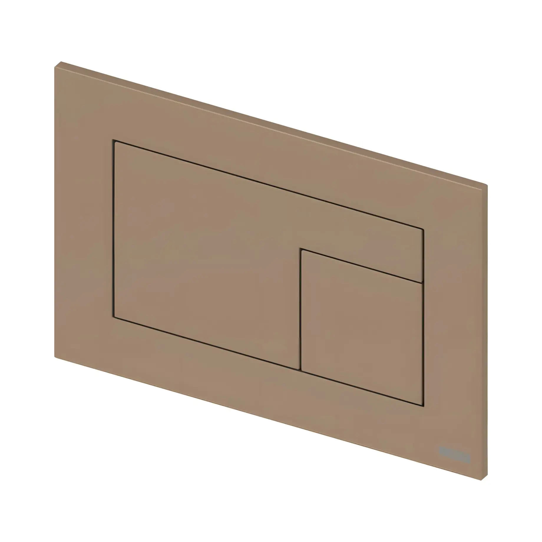 Змивна клавіша TECEvelvet TECE 9240730 Brown Beige — вид спереду