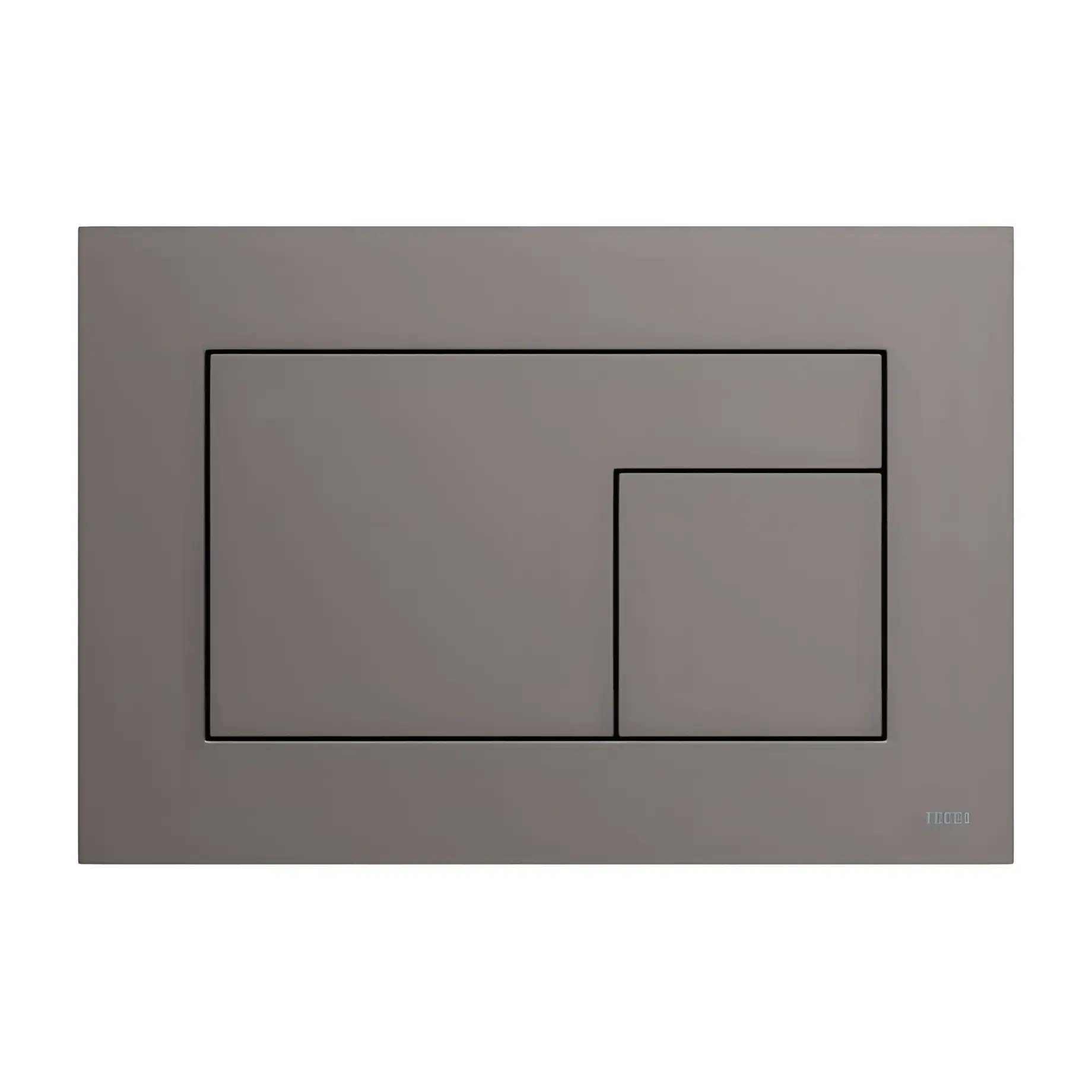 Змивна клавіша TECEvelvet TECE 9240731 Anthracite 22 х 15 х 0.5 см — вид на білому тлі