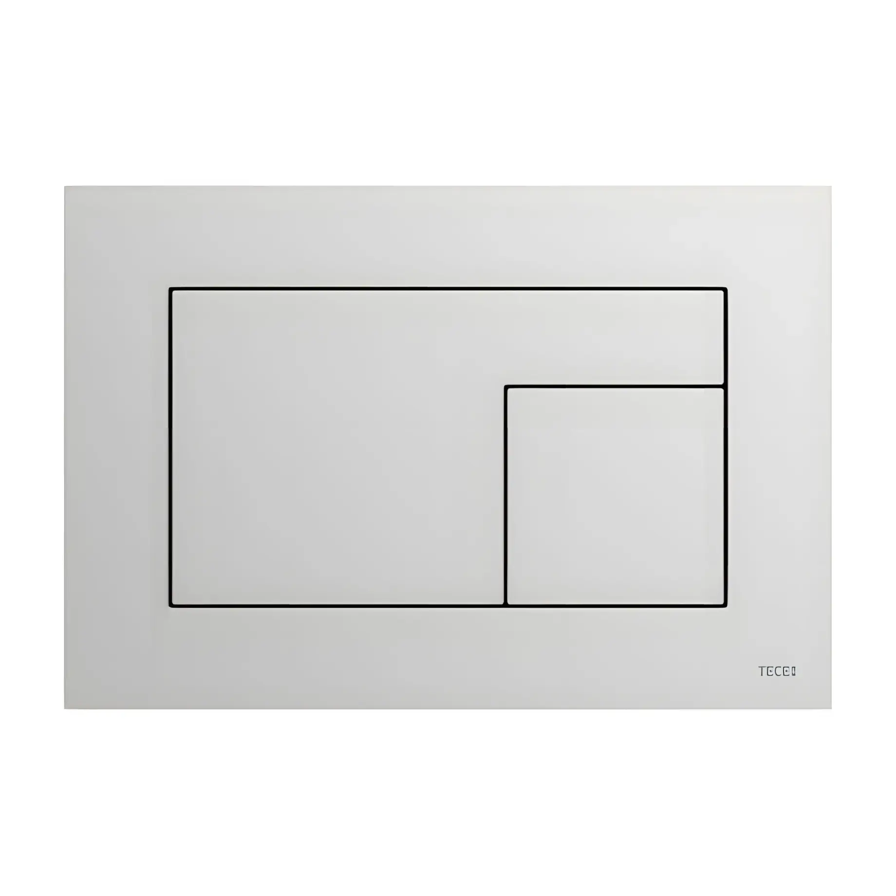 Змивна клавіша TECEvelvet TECE 9240734 Light Grey Stone 22 х 15 х 0.5 см — вид на білому тлі