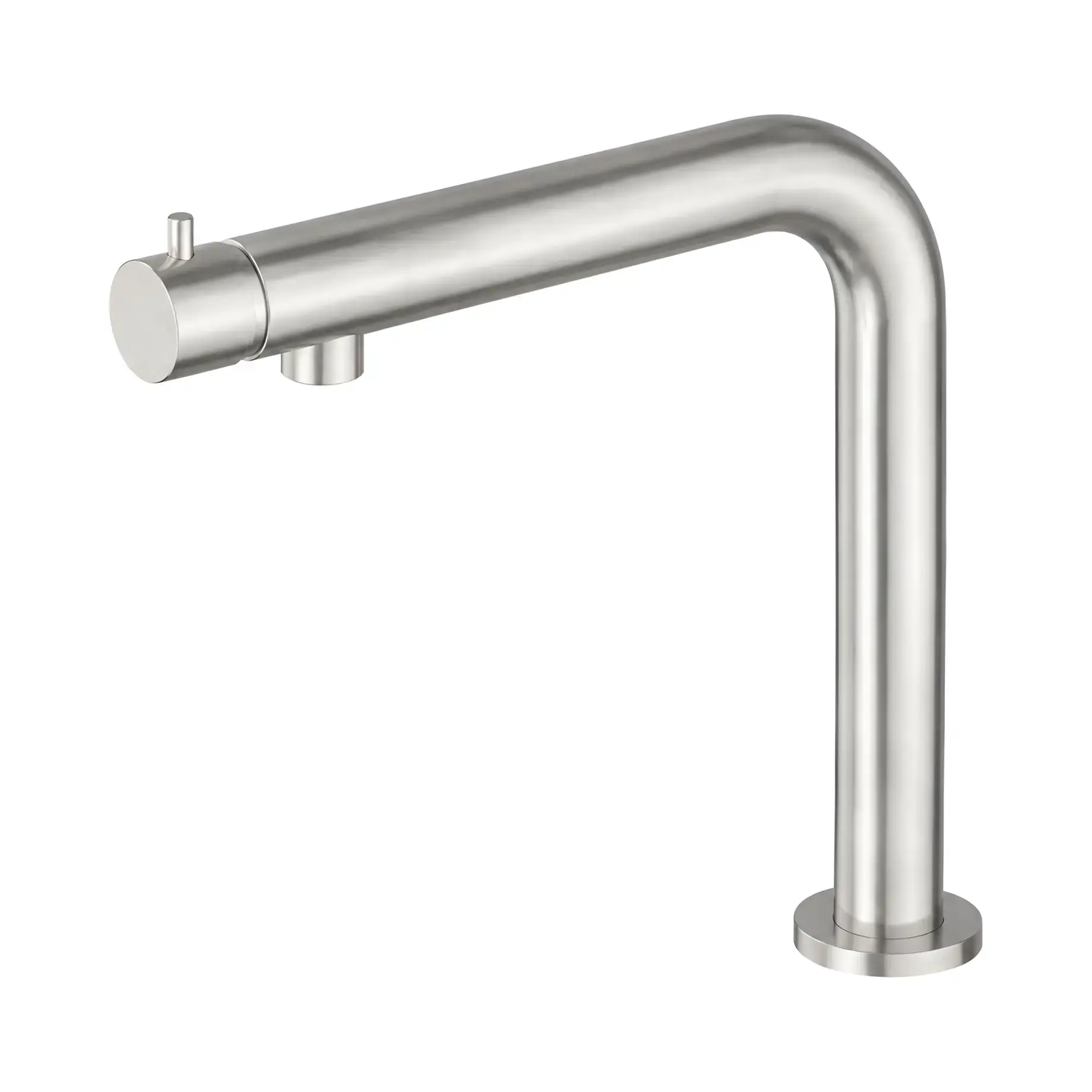 Змішувач для раковини INN Виробник V36021AC005 Stainless Steel — вид на білому тлі
