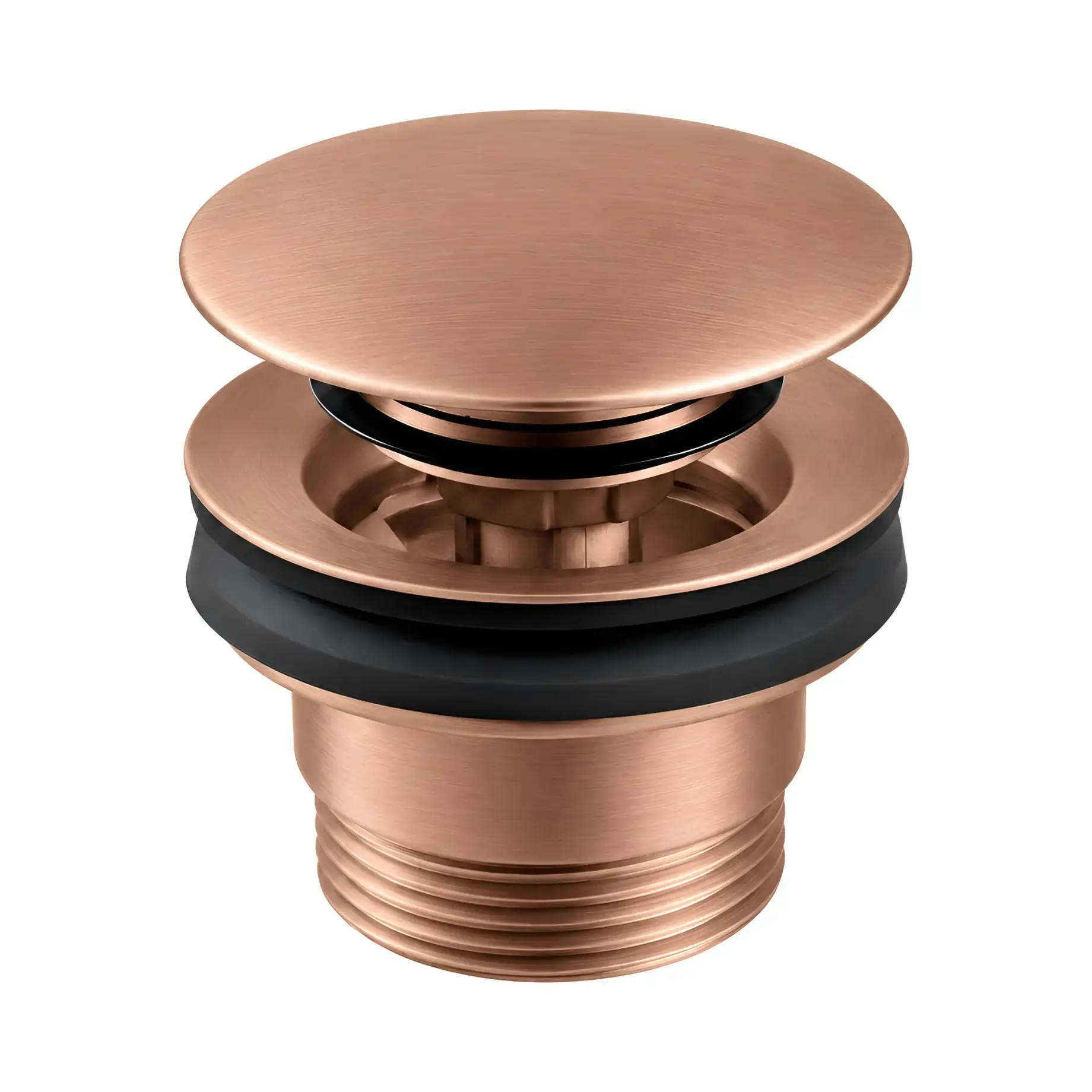 Донний клапан для раковини/біде Otago Vema P000400AP409 Copper Bronze PVD — вид на білому тлі