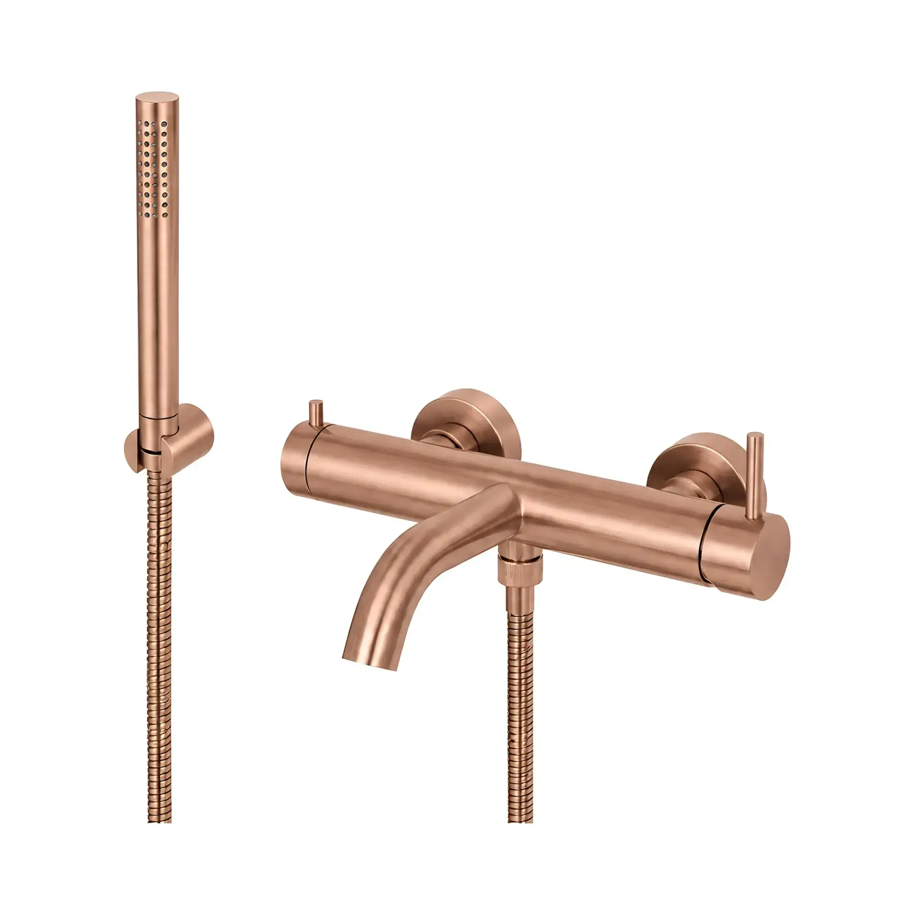 Змішувач для ванни Otago Vema V17086AP409 Copper Bronze PVD — вид на білому тлі