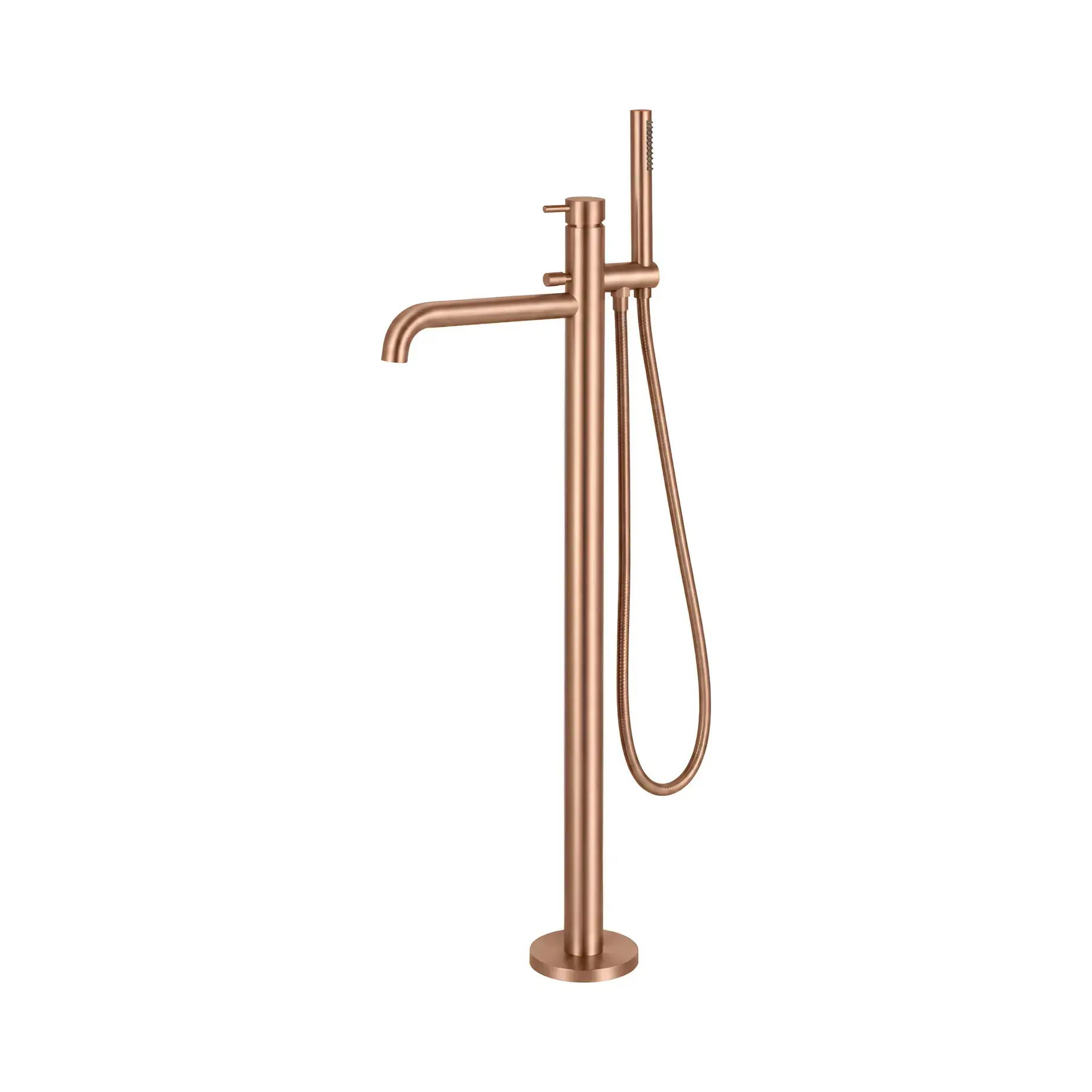 Змішувач для ванни Otago Vema V17195AP409 Copper Bronze PVD — вид на білому тлі