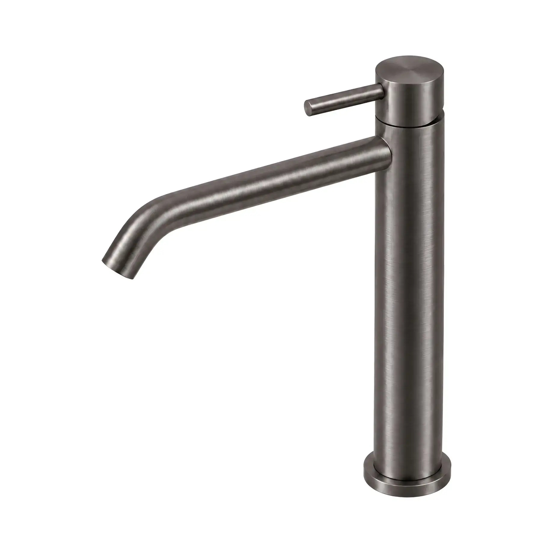 Змішувач для раковини Otago Vema V32021AP416 Gun Metal PVD — вид на білому тлі