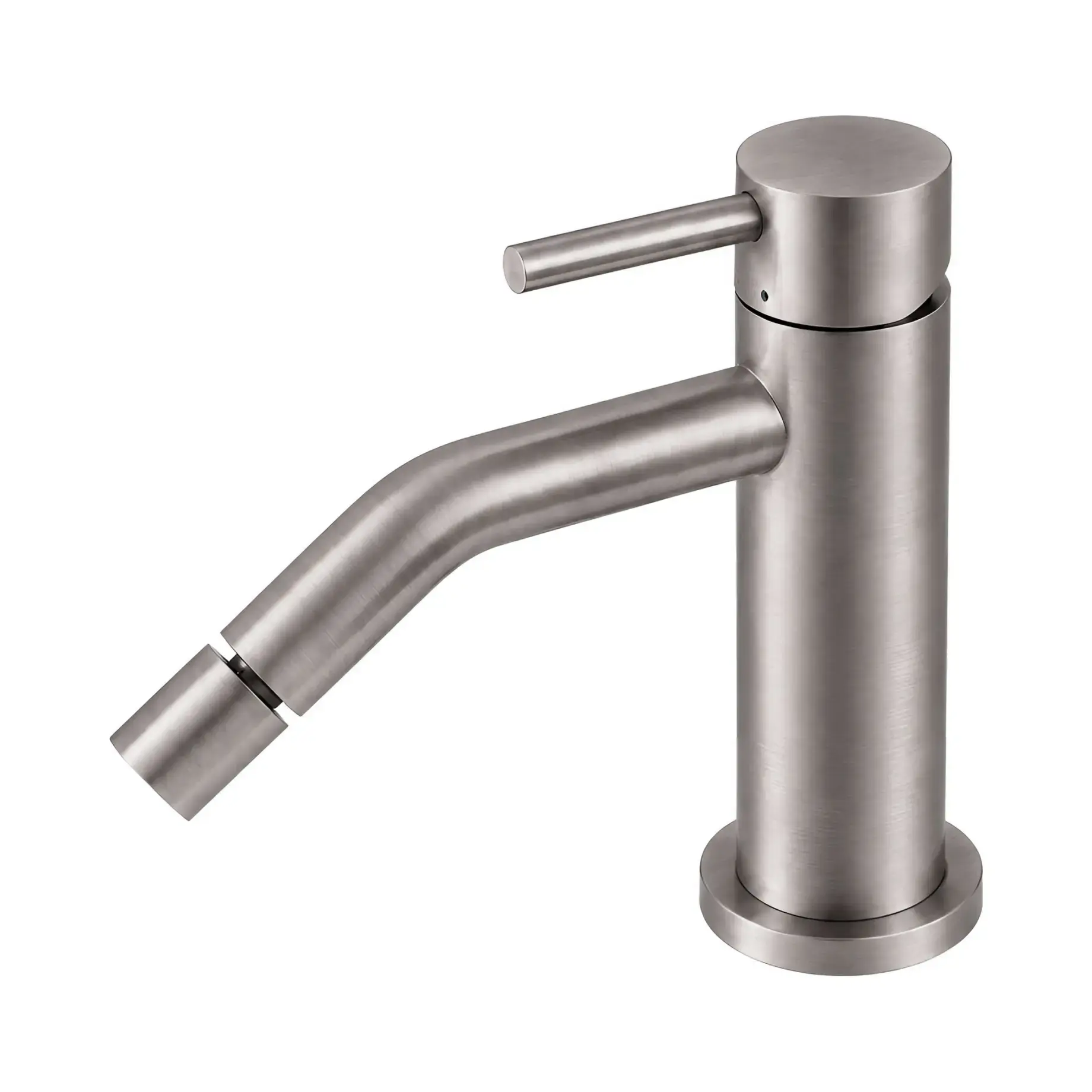Змішувач для біде Otago Vema V32071AC005 Stainless Steel — вид на білому тлі