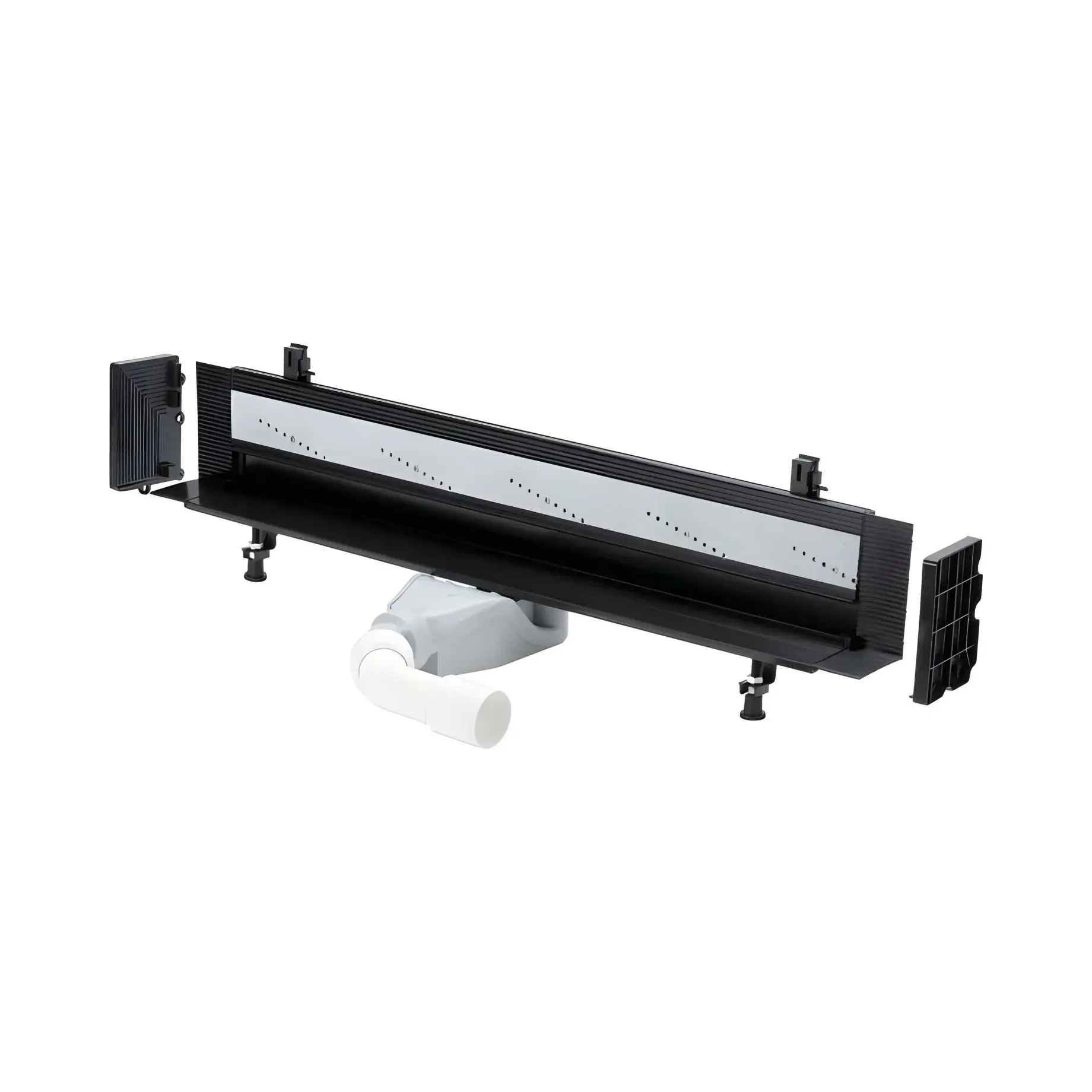 Монтажний комплект Advantix Vario Wall Drain L300-1200 мм, H70-95 мм Viega 736736 7-9.5 см — вид на білому тлі