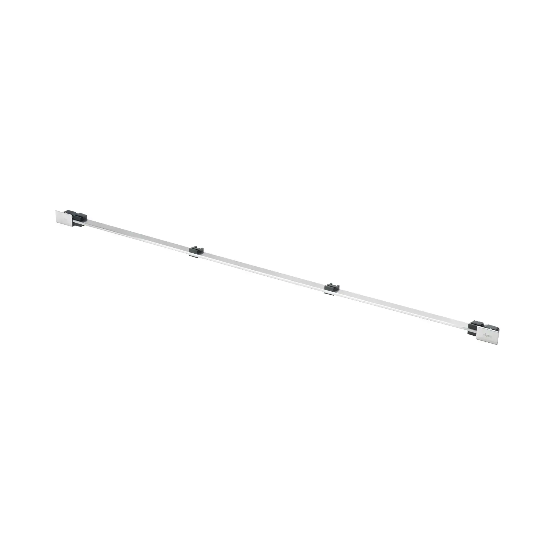 Решітка для душового каналу Advantix Vario Wall Drain L300-1200 мм Viega 736576 Matt Chrome — вид на білому тлі