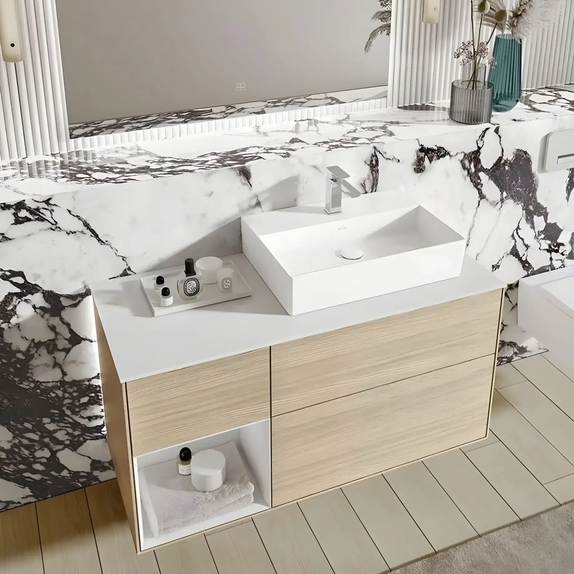 Незапорный клапан Villeroy & Boch 680800RW — вид спереди
