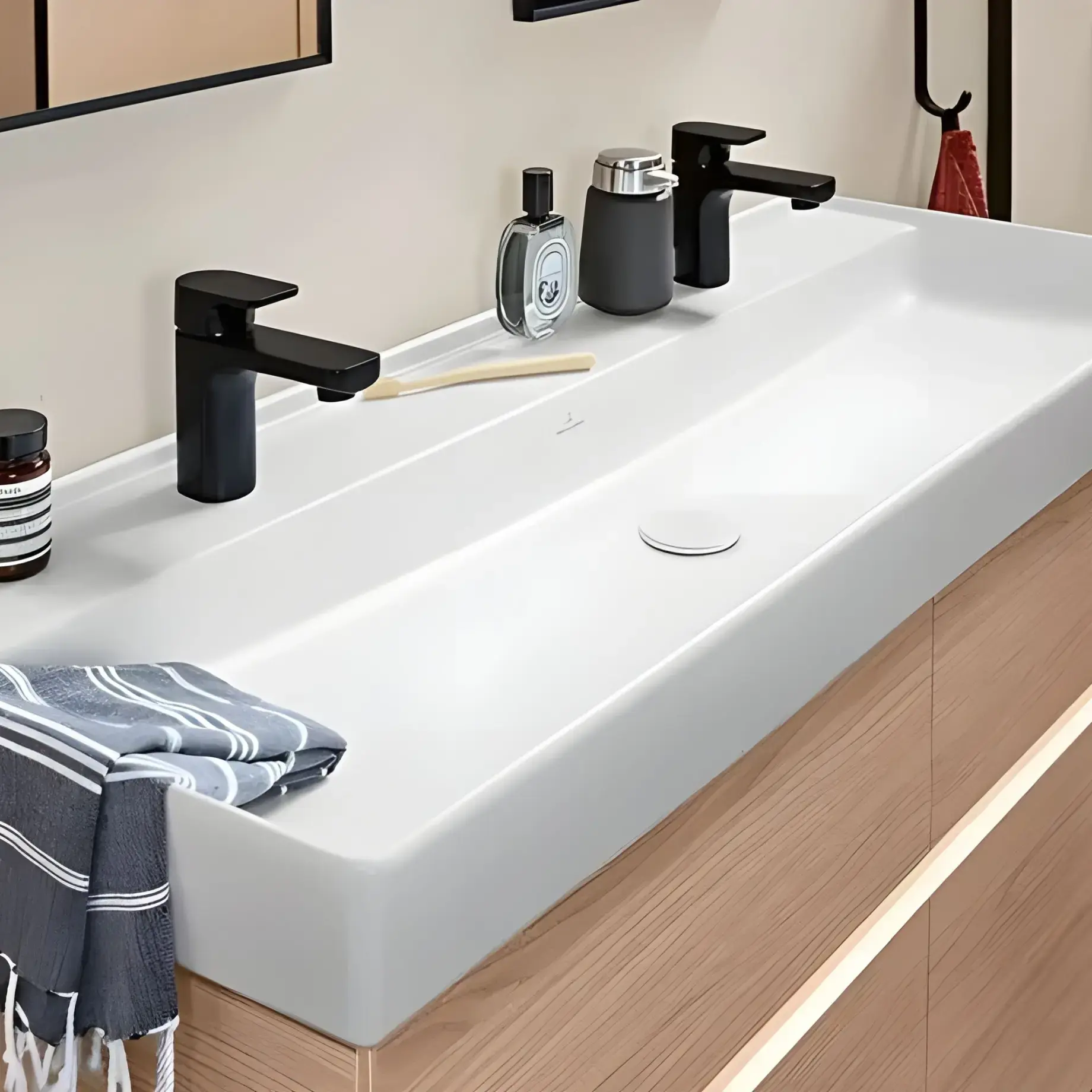Незапорный клапан Villeroy & Boch 680800RW — вид сверху