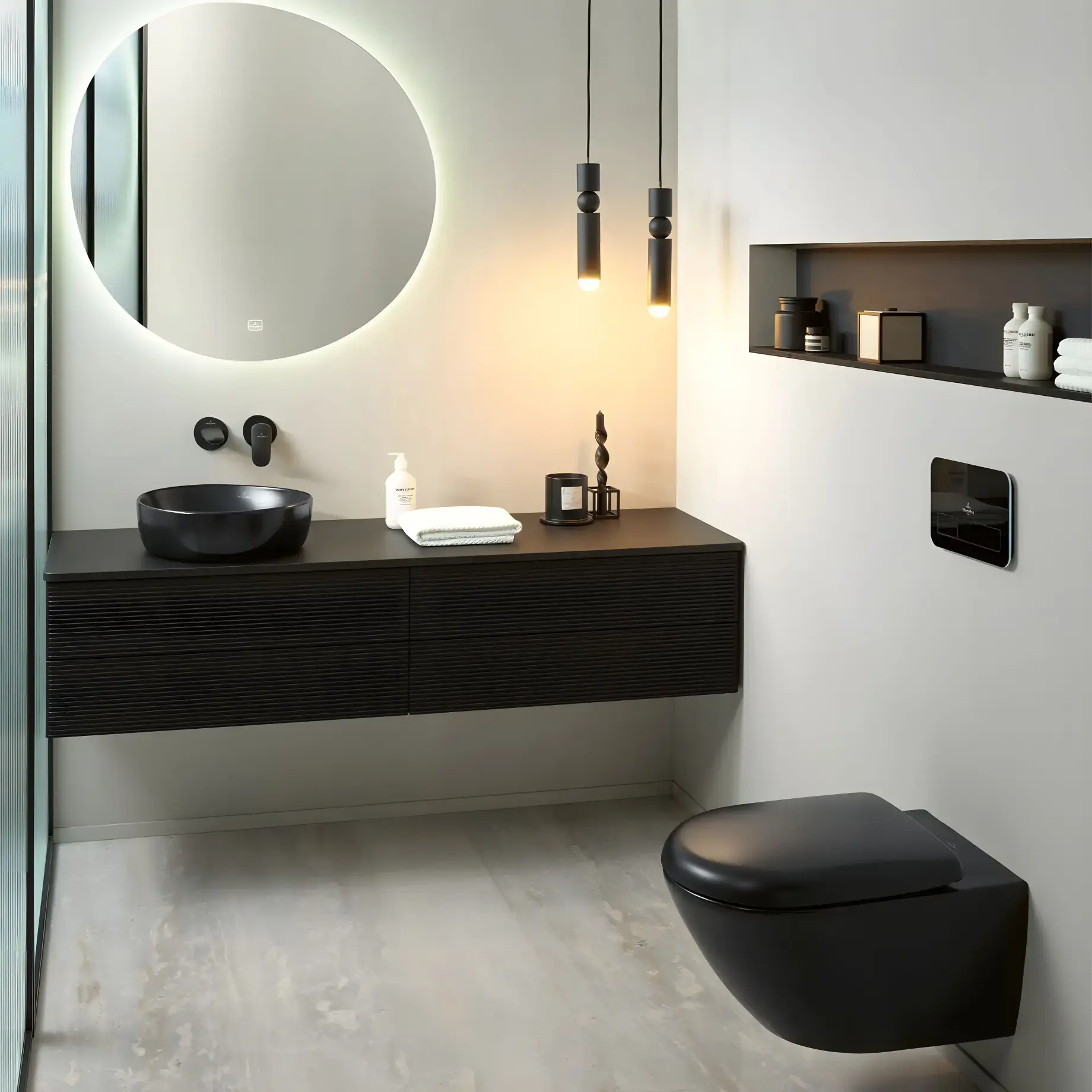 Унитаз Antao Villeroy & Boch 4674T0R7 — боковой ракурс