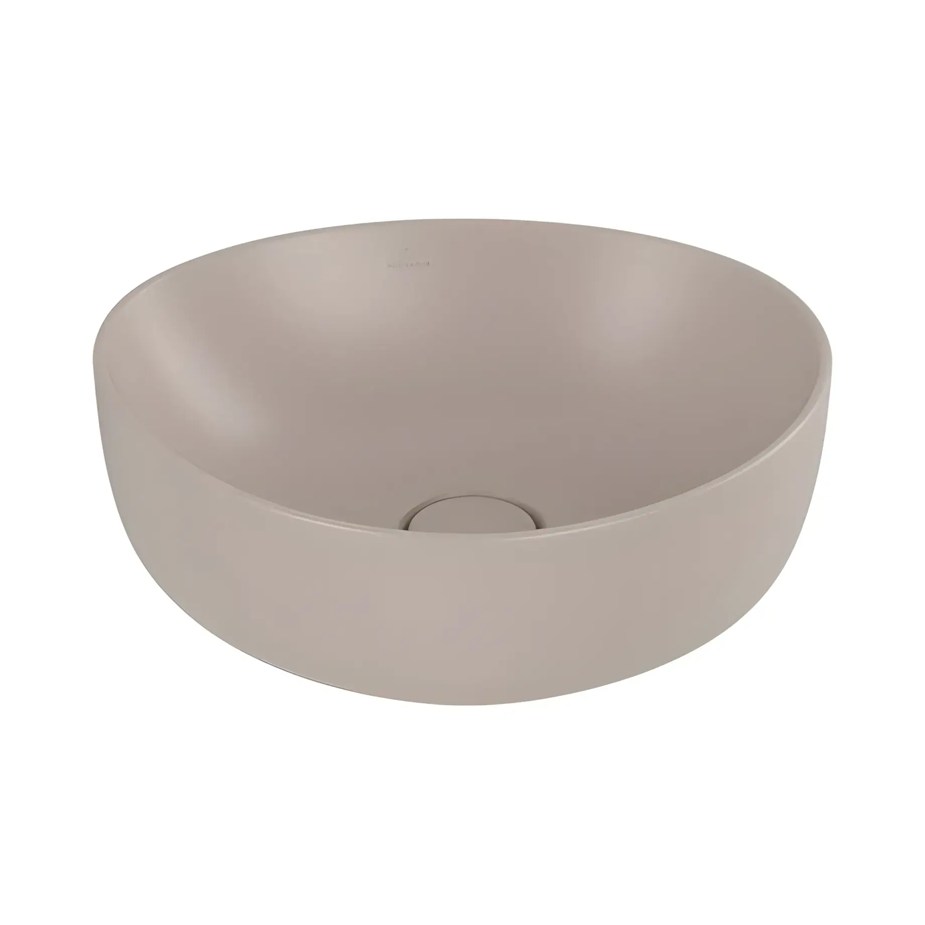 Умивальник Antao Villeroy & Boch 4A7240AM Almond CeramicPlus 40 x 39.5 см — вид на білому тлі