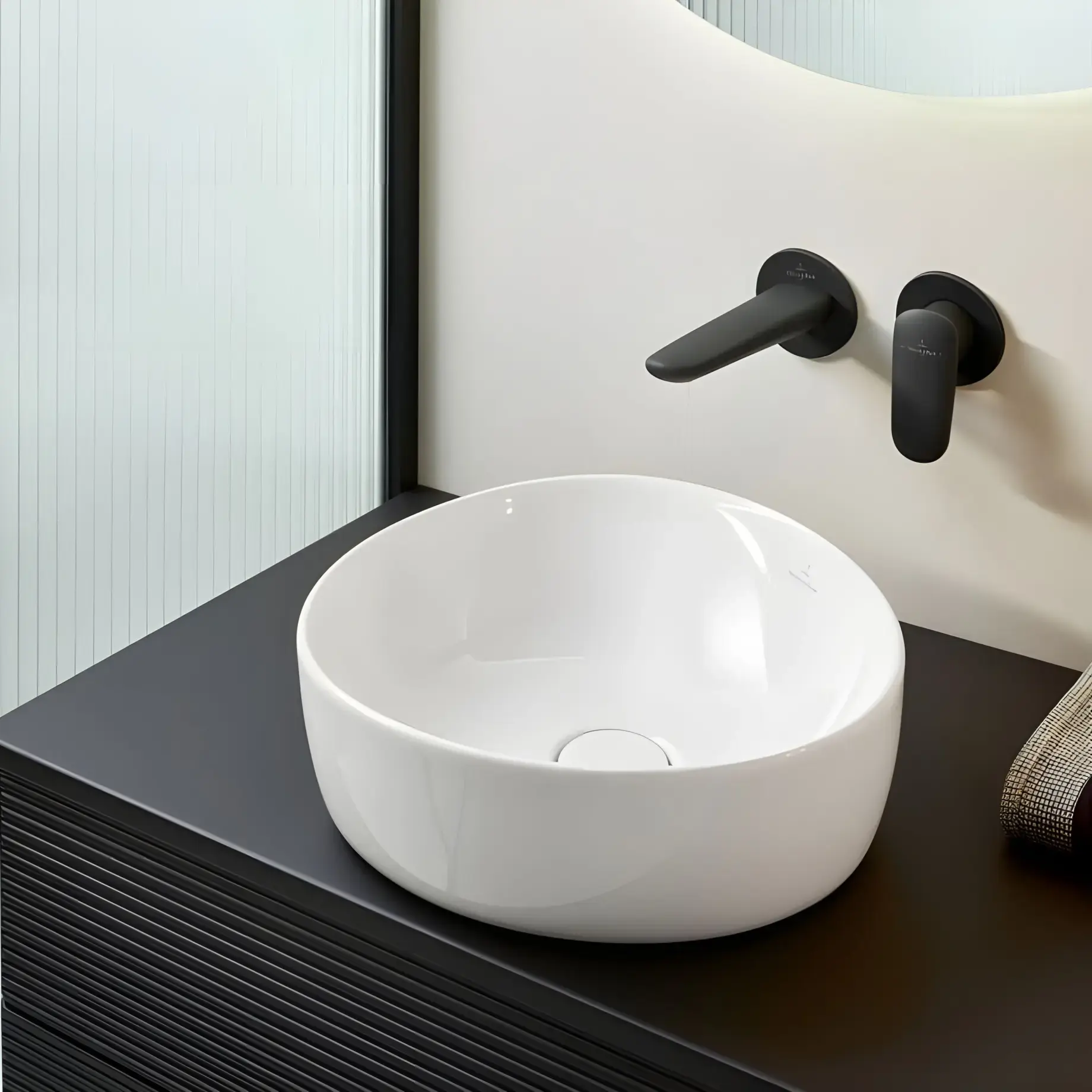 Умивальник Antao Villeroy & Boch 4A7240R1 Alpine White CeramicPlus — вид спереду