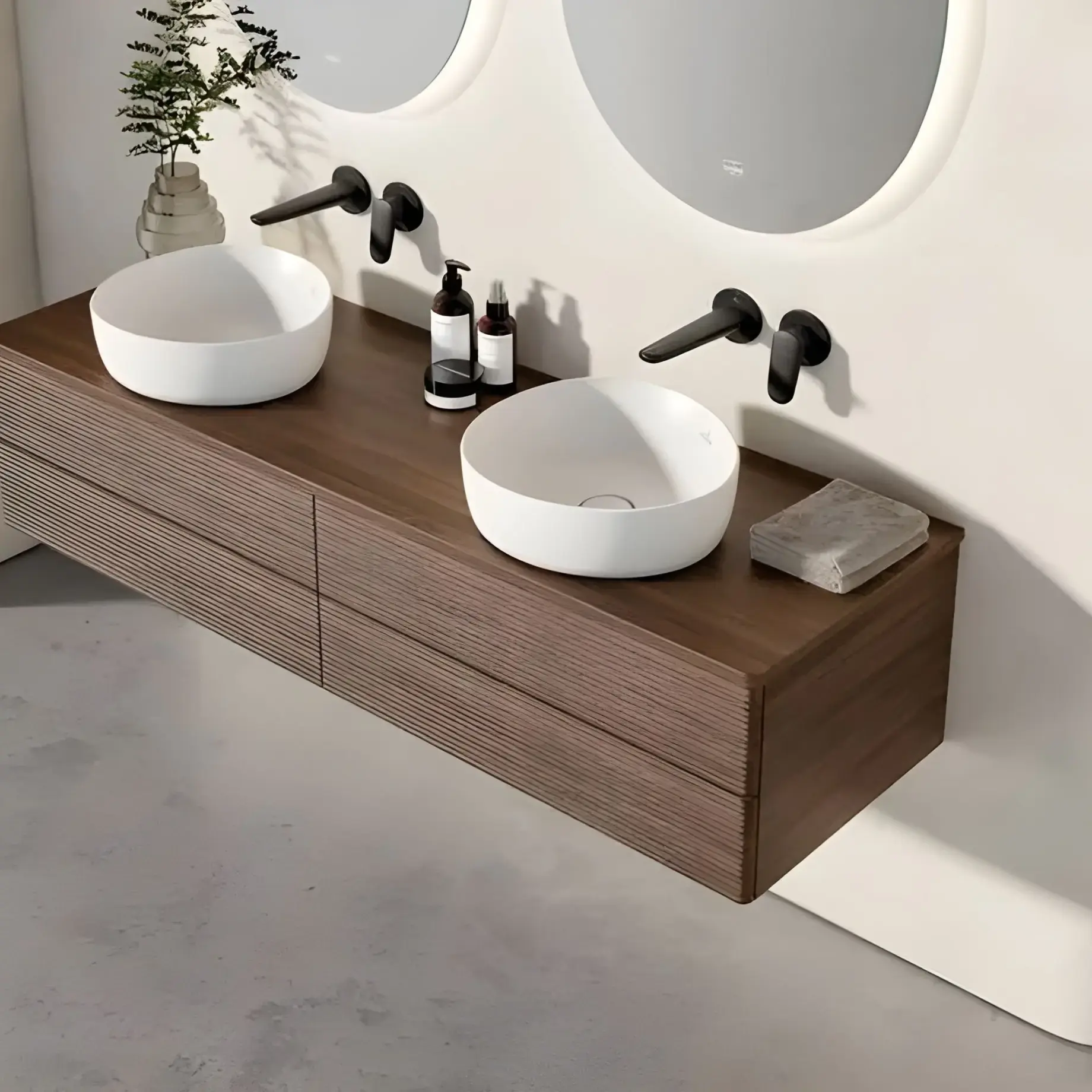 Умивальник Antao Villeroy & Boch 4A7240R1 Alpine White CeramicPlus — бічний ракурс