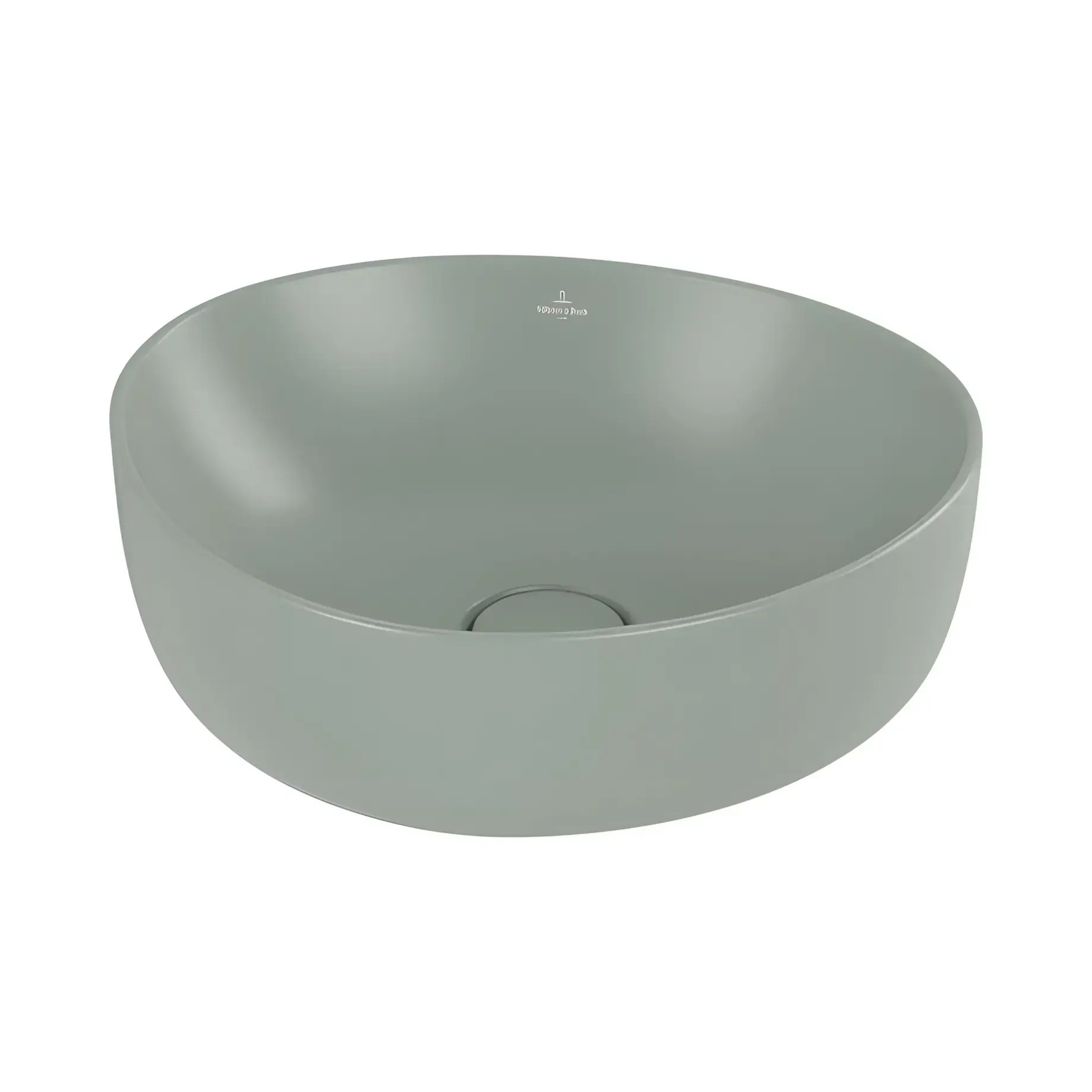 Умивальник Antao Villeroy & Boch 4A7240R8 Morning Green CeramicPlus 40 x 39.5 см — вид на білому тлі