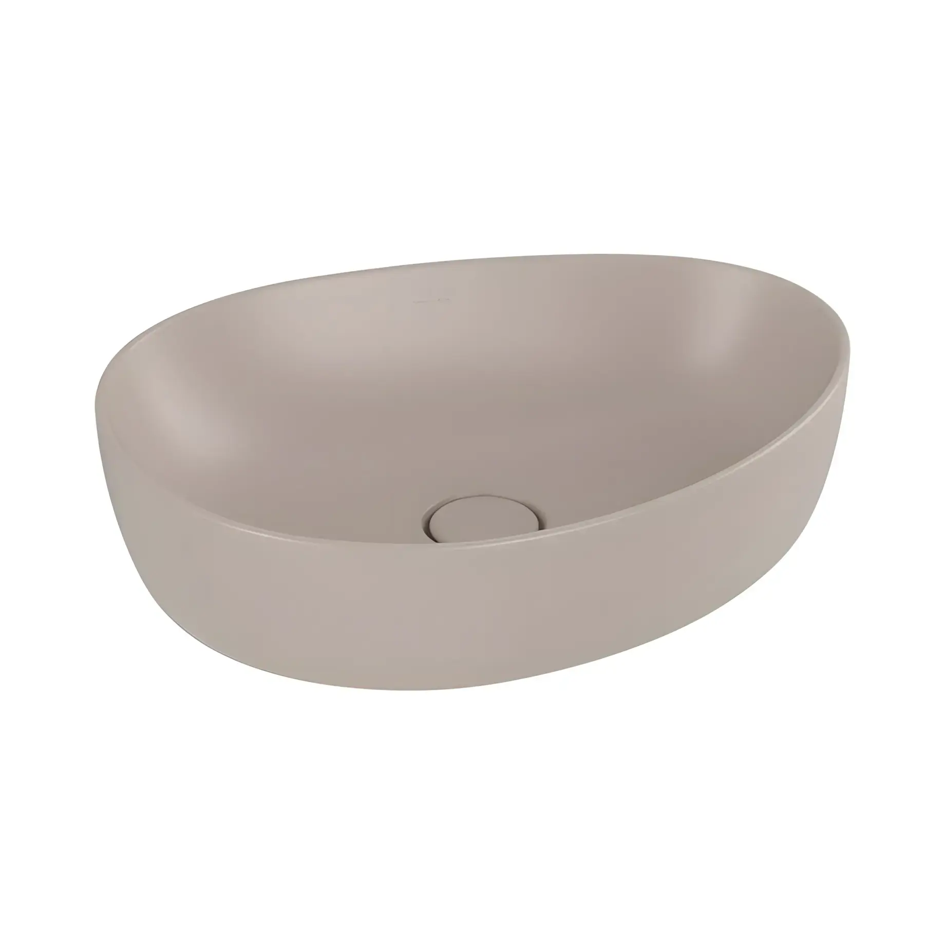 Умивальник Antao Villeroy & Boch 4A7351AM Almond CeramicPlus 51 х 40 см — вид на білому тлі