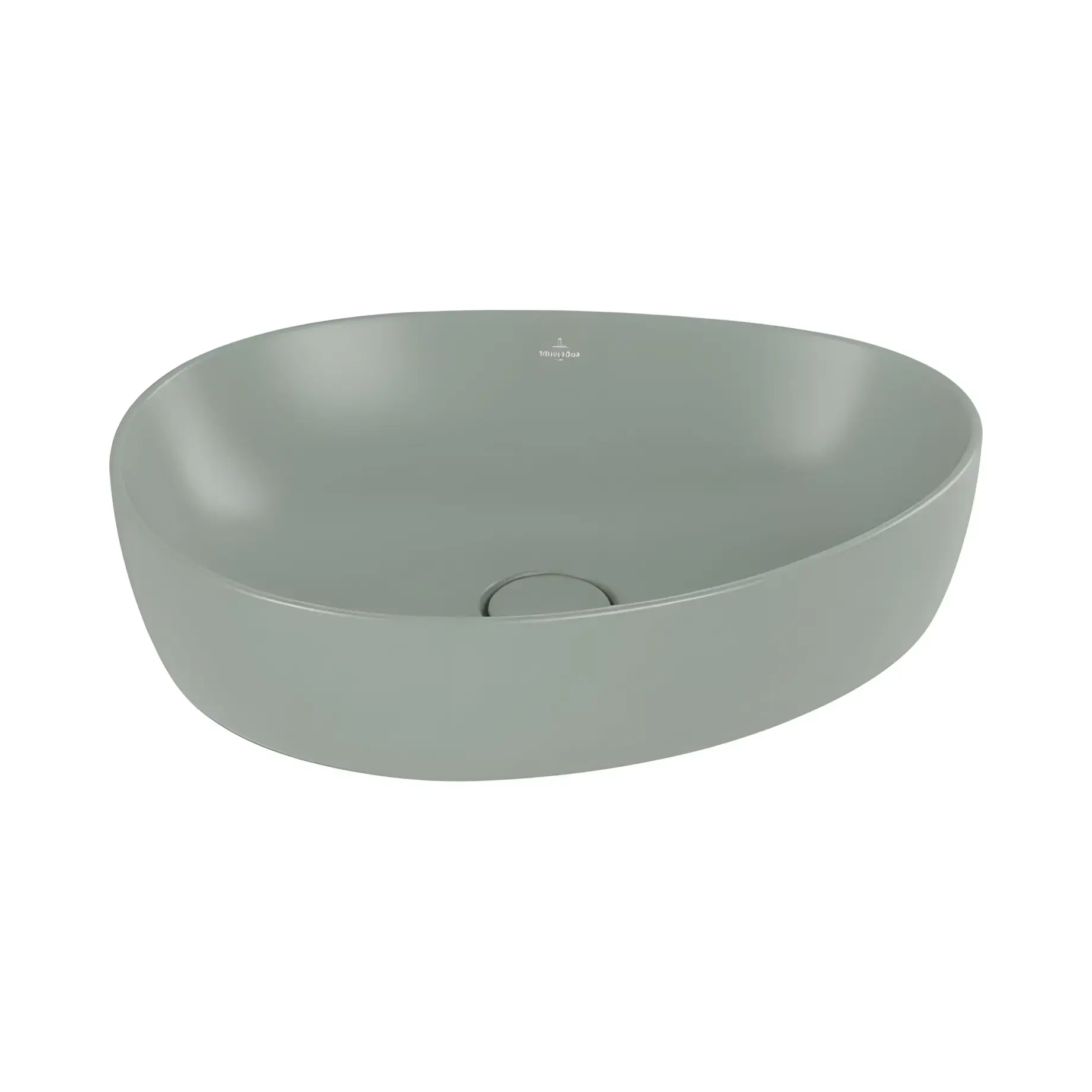 Умивальник Antao Villeroy & Boch 4A7351R8 Morning Green CeramicPlus 51 х 40 см — вид на білому тлі