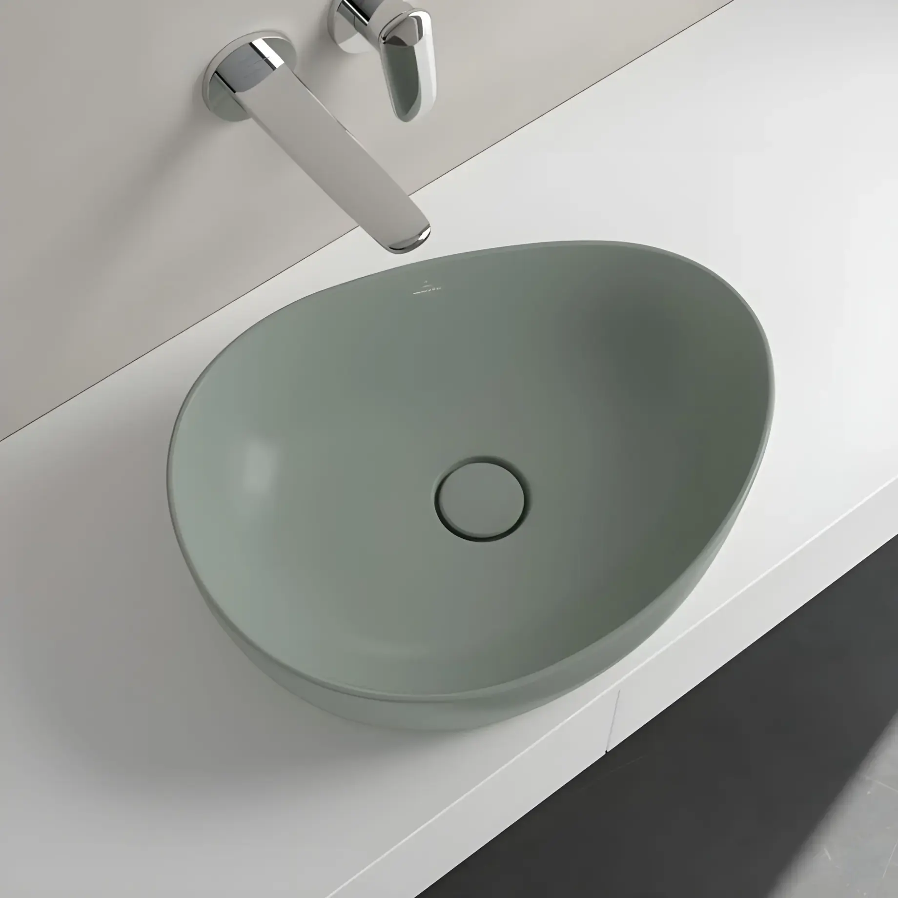 Умывальник Antao Villeroy & Boch 4A7351R8 — в установленном виде