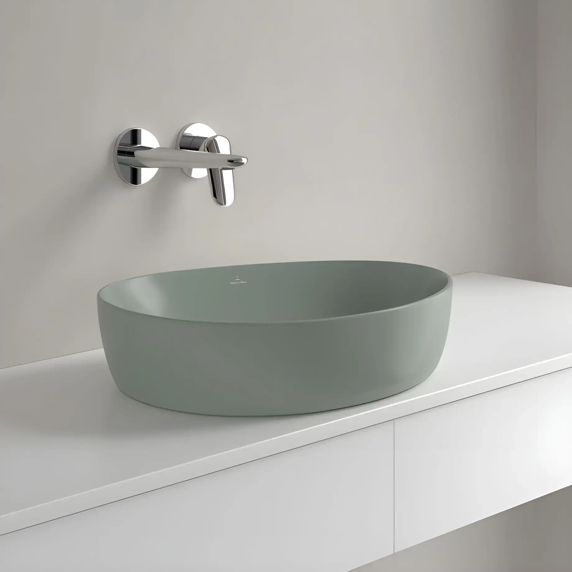 Умывальник Antao Villeroy & Boch 4A7351R8 — технический чертеж с размерами