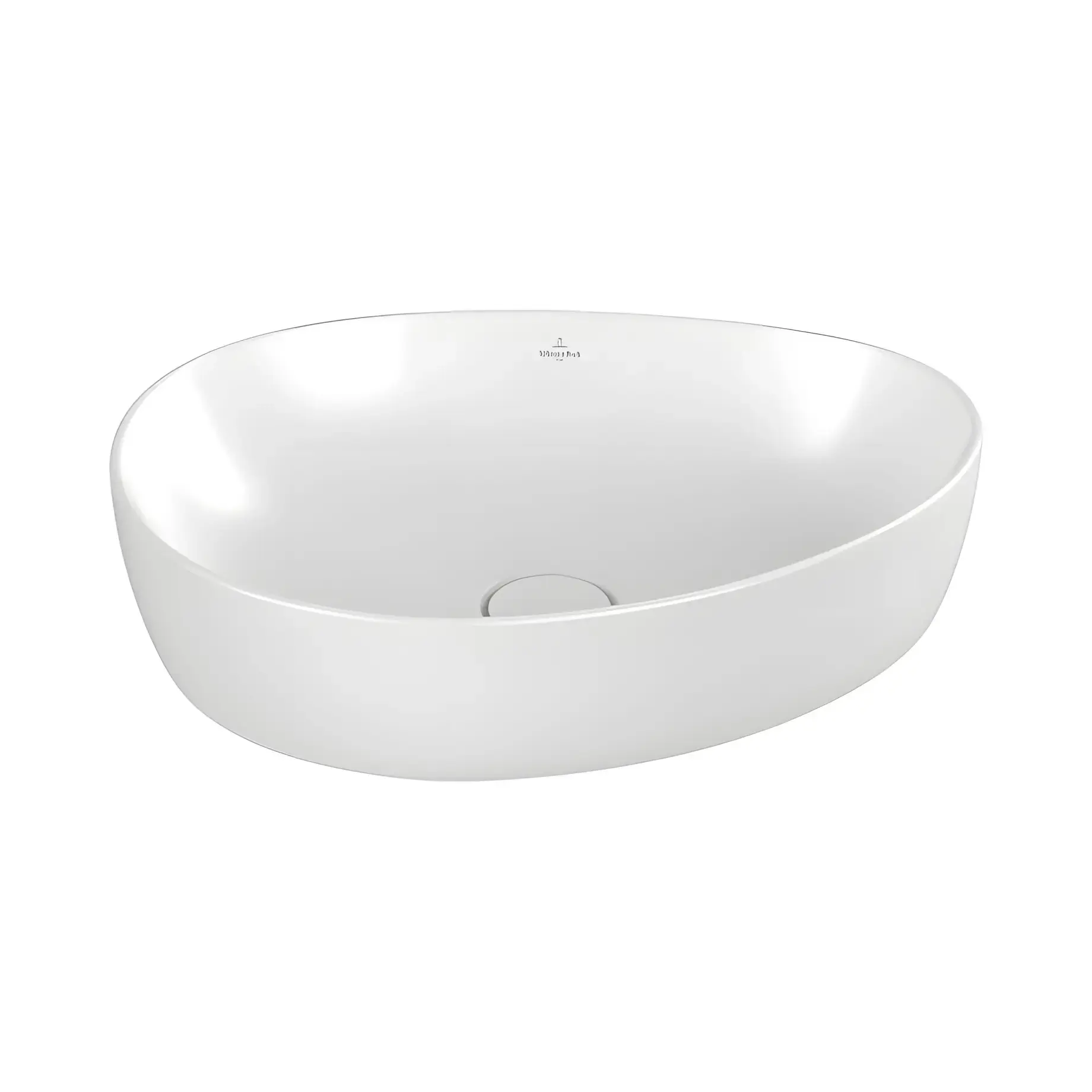 Умивальник Antao Villeroy & Boch 4A7351RW Stone White CeramicPlus 51 х 40 см — вид на білому тлі