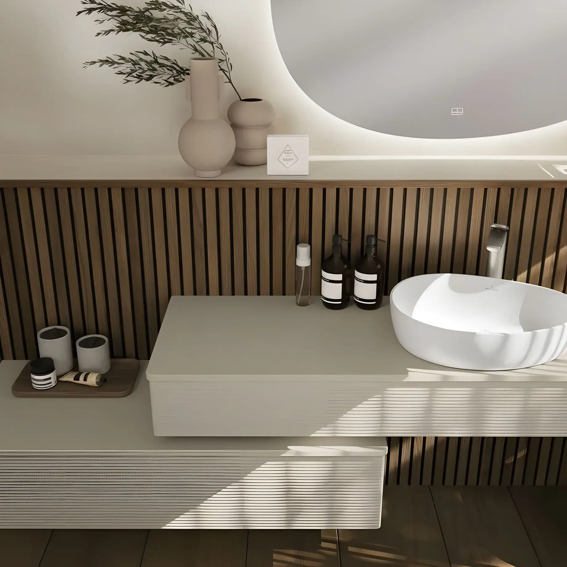 Умывальник Antao Villeroy & Boch 4A7351RW — вид спереди