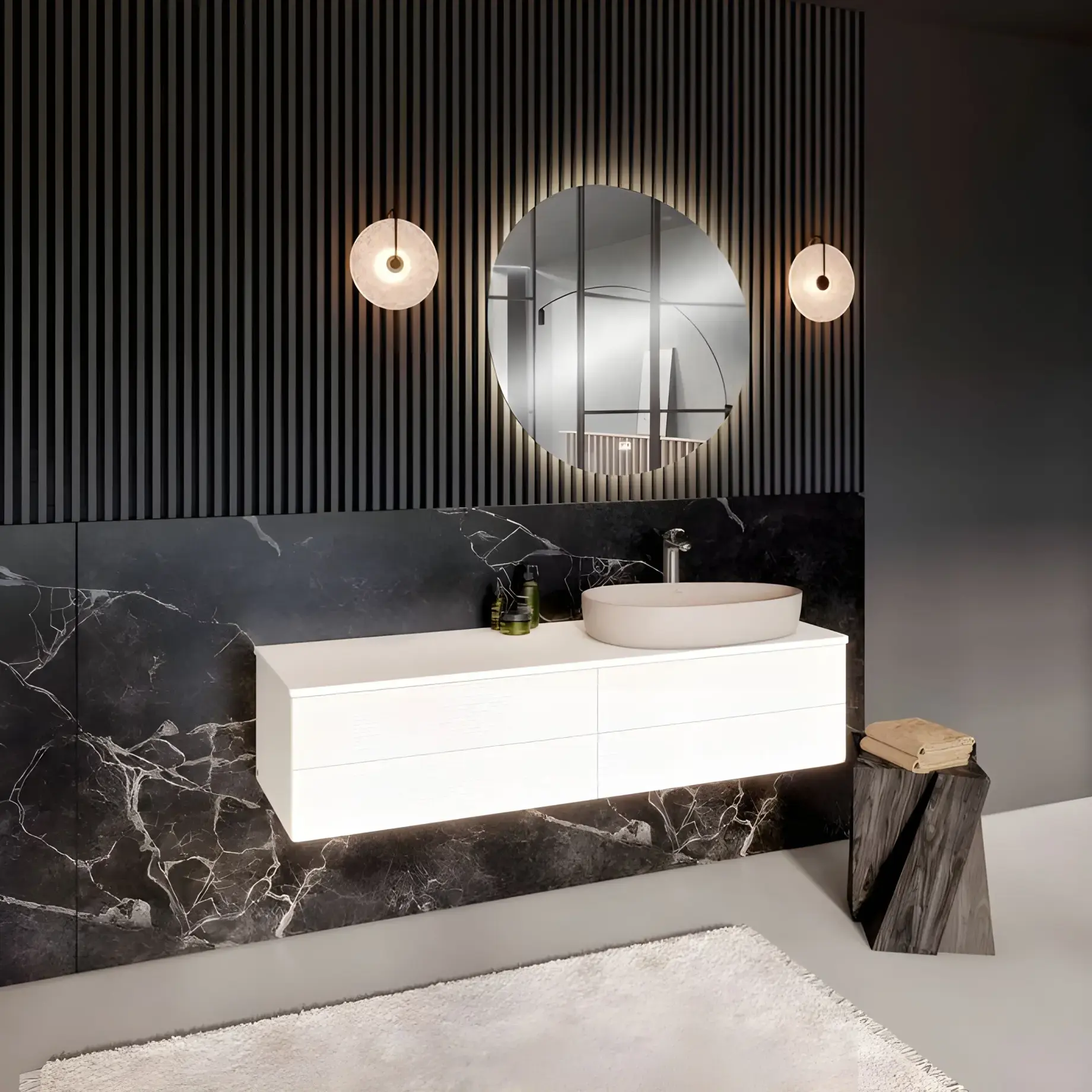 Умивальник Antao Villeroy & Boch 4A7465АМ — вид спереду