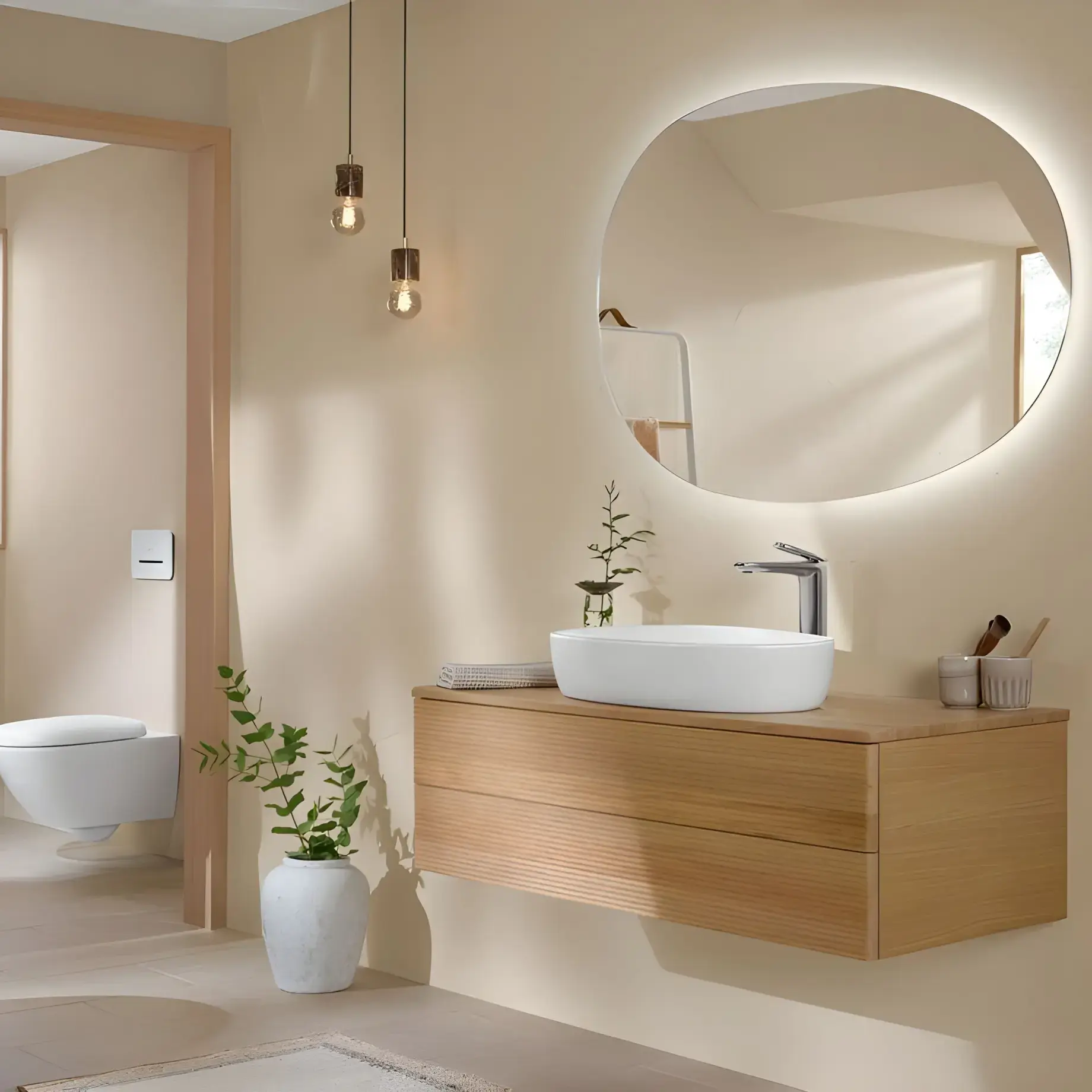 Умивальник Antao Villeroy & Boch 4A7465R1 Alpine White CeramicPlus — вид згори