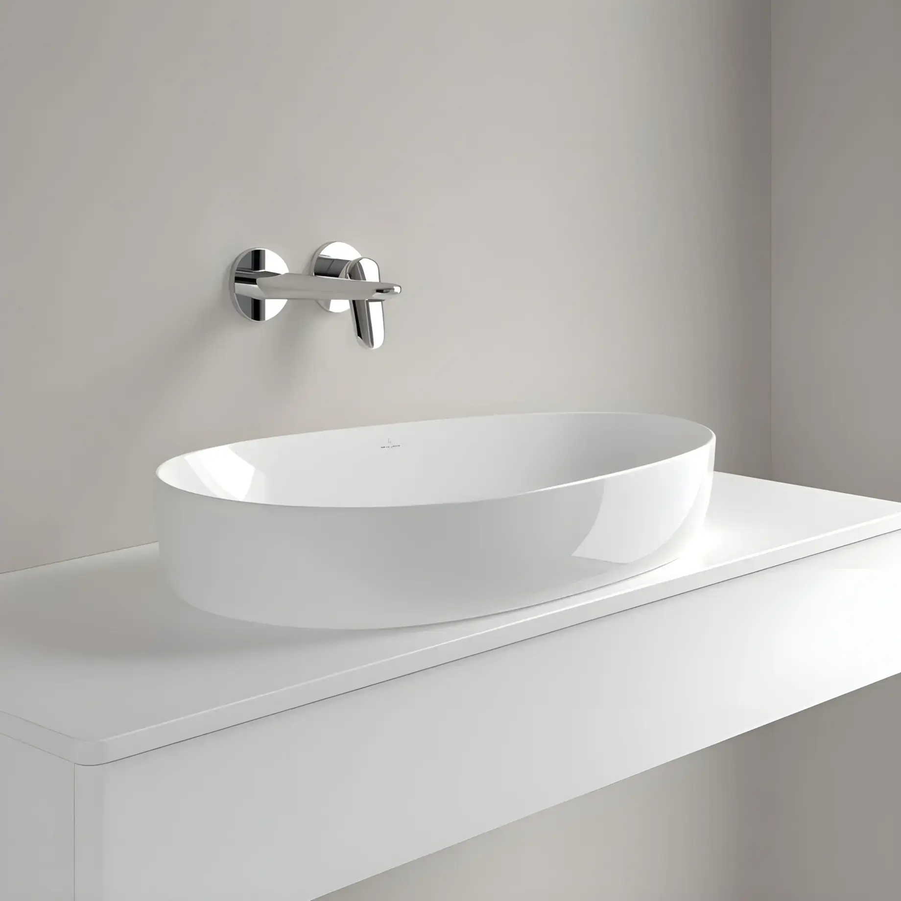Умивальник Antao Villeroy & Boch 4A7465R1 Alpine White CeramicPlus — вид всередину
