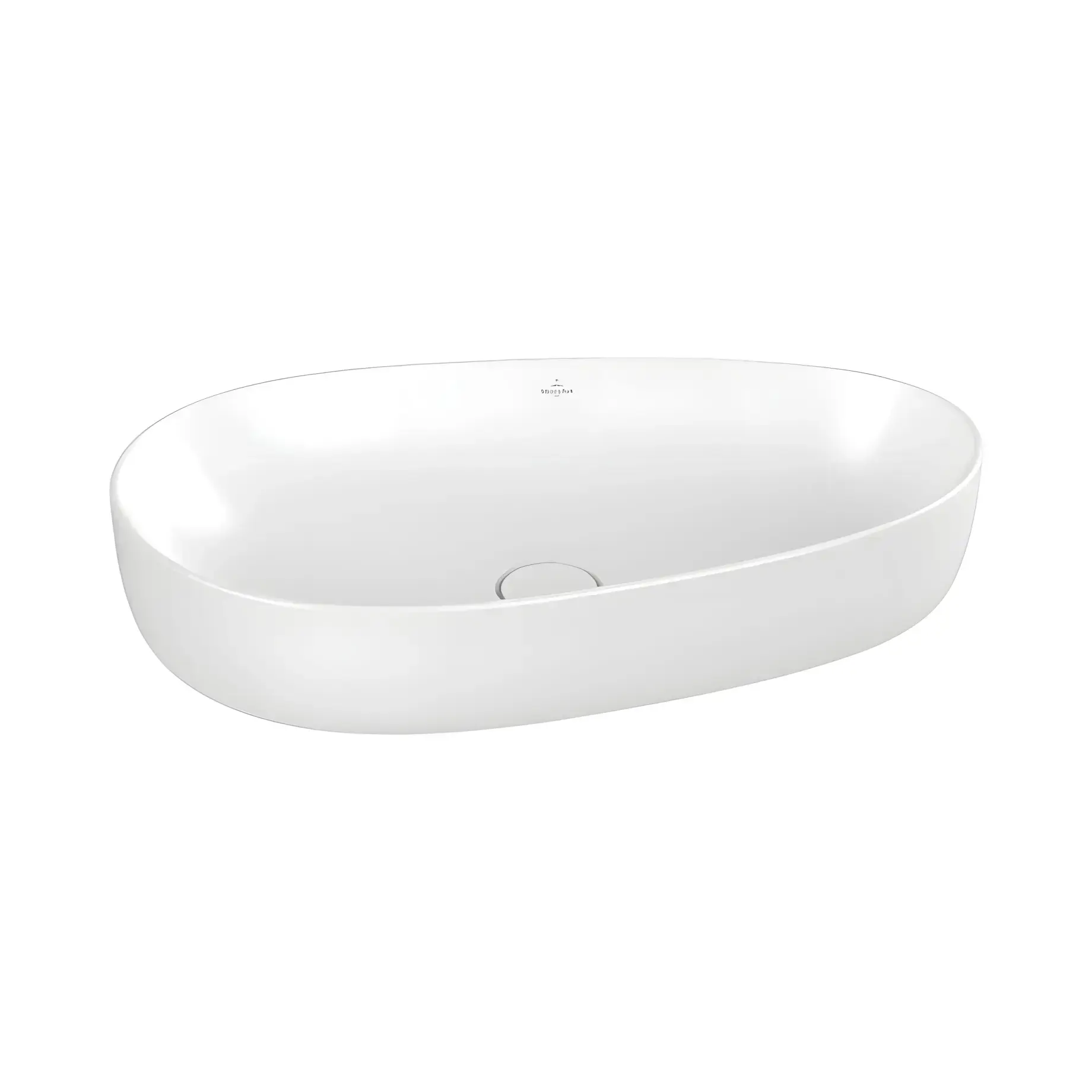 Умивальник Antao Villeroy & Boch 4A7465RW Stone White CeramicPlus 65 х 40 см — вид на білому тлі