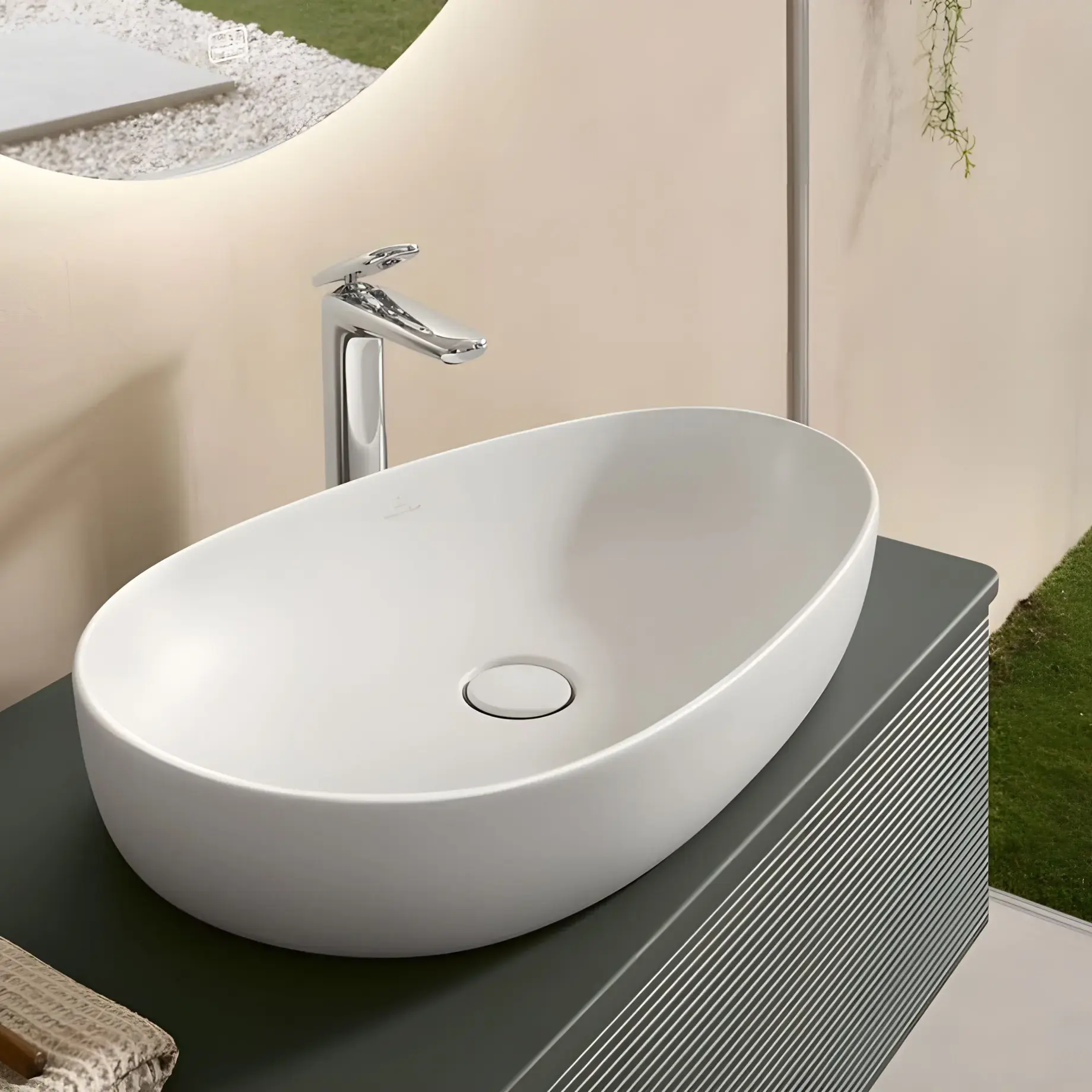 Умывальник Antao Villeroy & Boch 4A7465RW — вид сверху