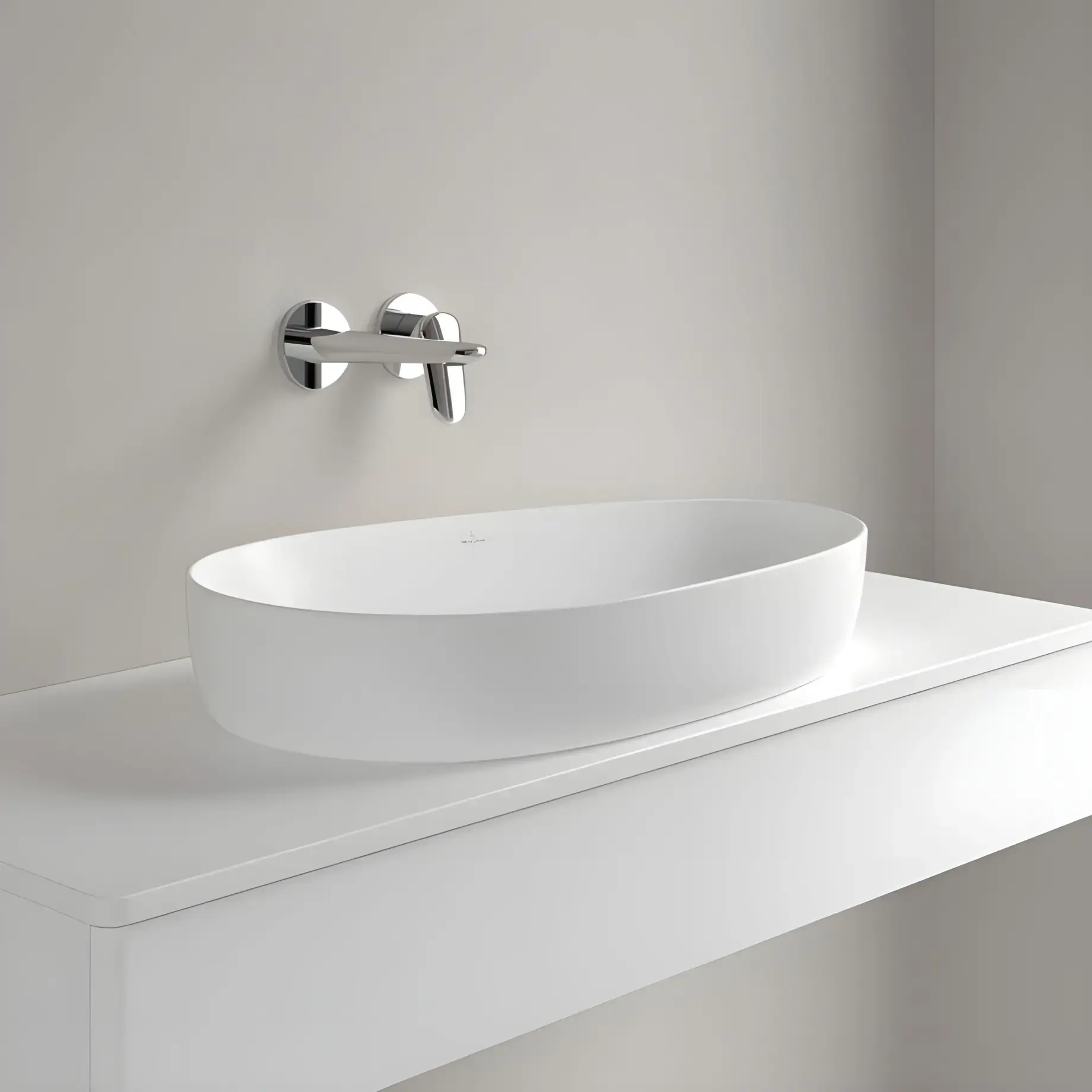 Умывальник Antao Villeroy & Boch 4A7465RW — в интерьере ванной комнаты