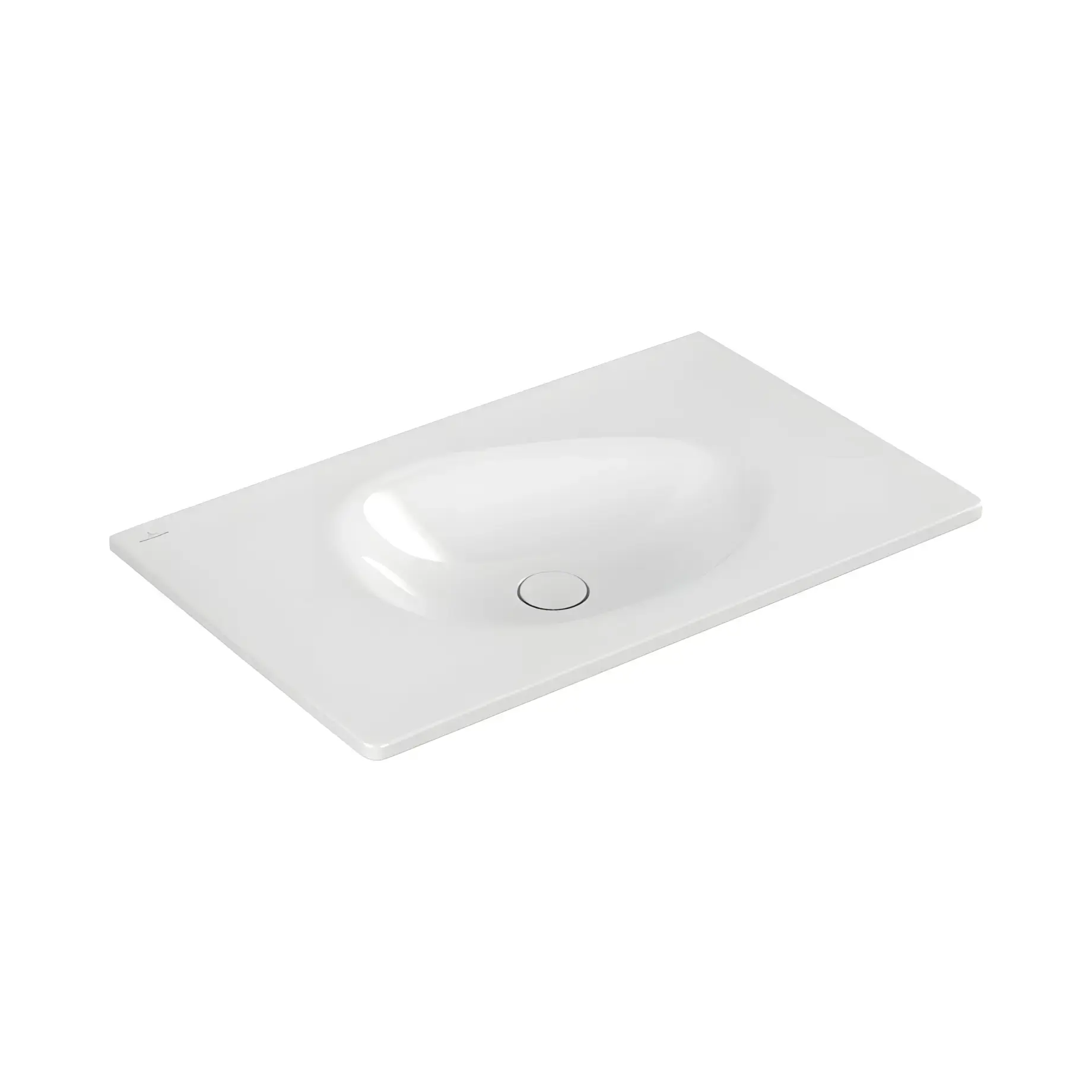 Умивальник Antao Villeroy & Boch 4A7583R1 Alpine White CeramicPlus — вид на білому тлі