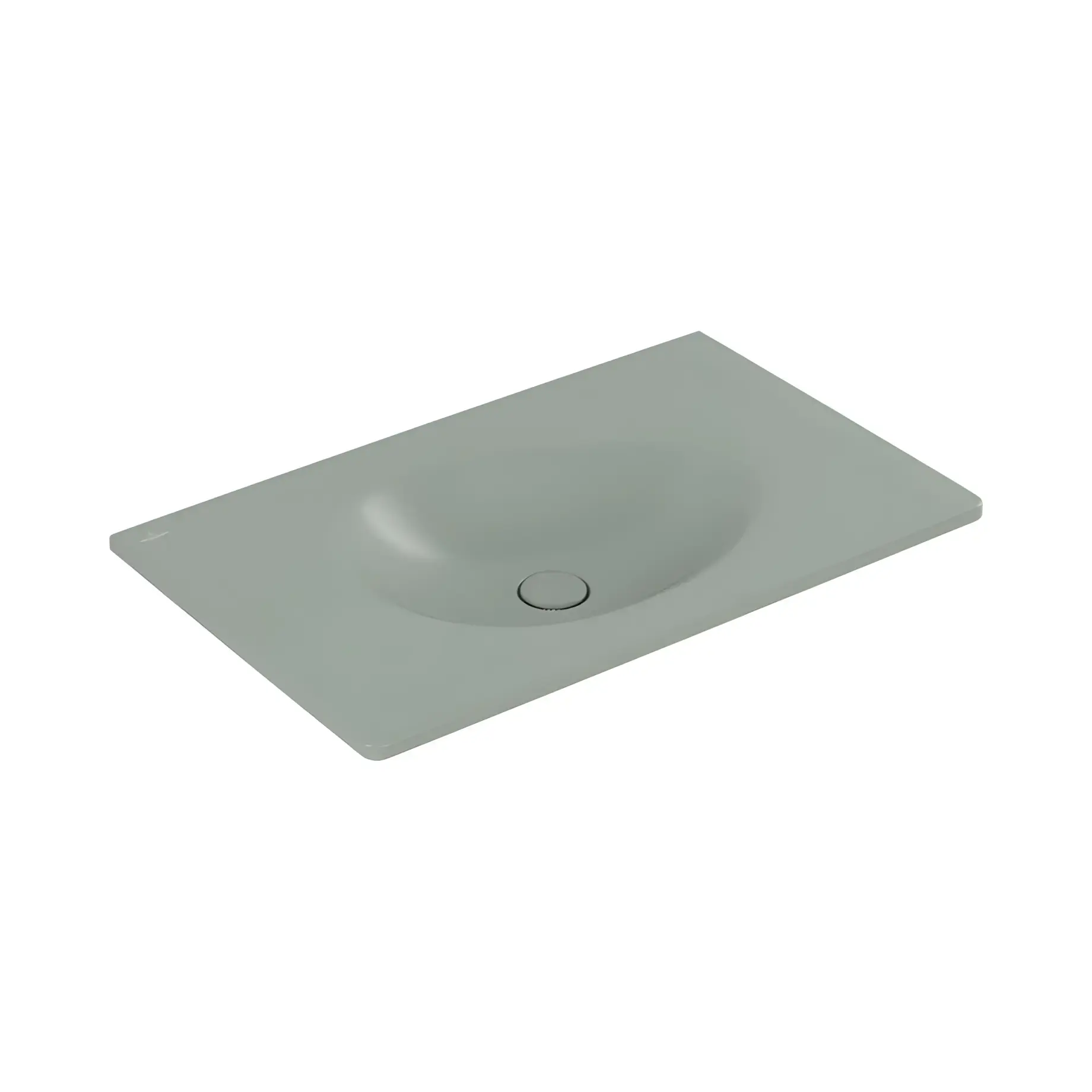 Умивальник Antao Villeroy & Boch 4A7583R8 Morning Green CeramicPlus — вид на білому тлі