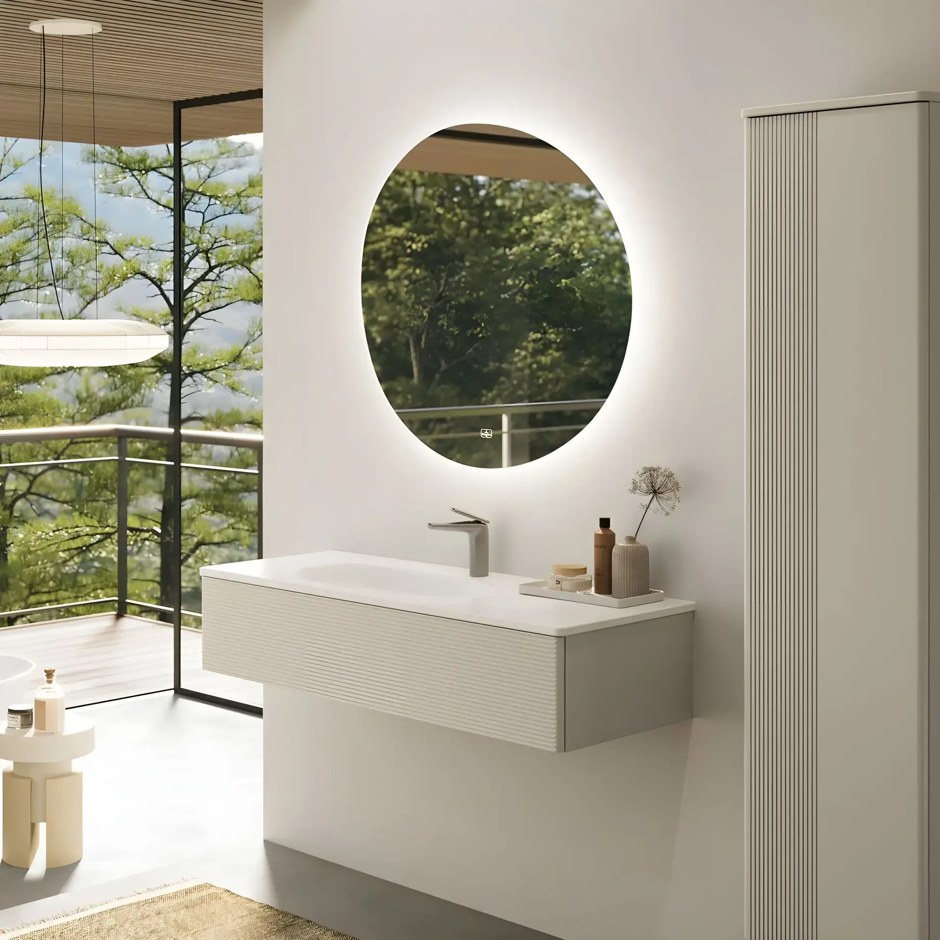 Умивальник Antao Villeroy & Boch 4A77L2R1 — бічний ракурс