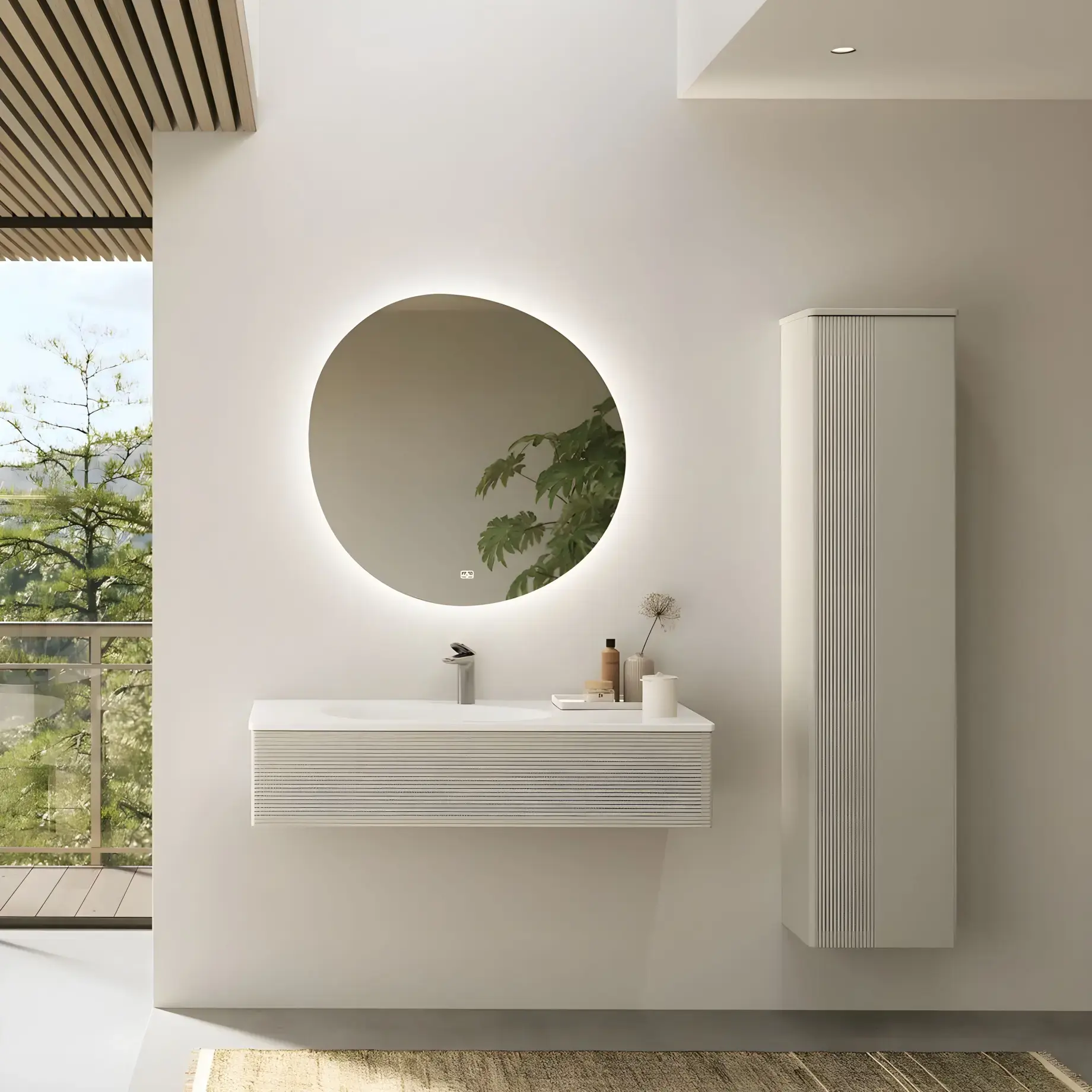 Умивальник Antao Villeroy & Boch 4A77L2R1 — вид згори