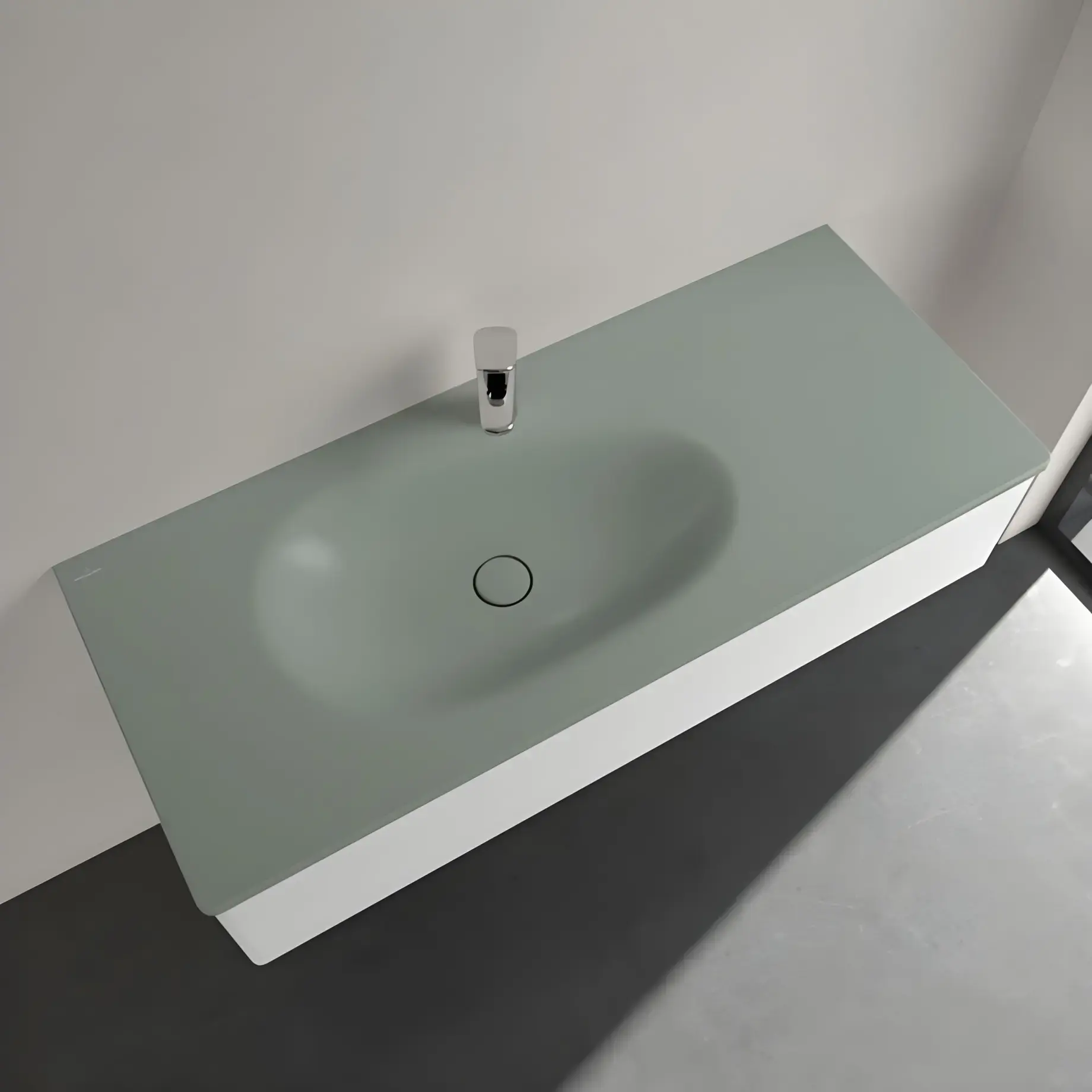 Умывальник Antao Villeroy & Boch 4A77LBR8 White Alpin — вид спереди