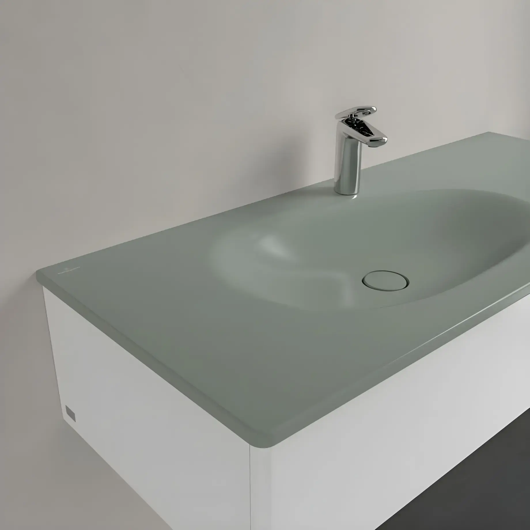 Умывальник Antao Villeroy & Boch 4A77LBR8 White Alpin — вид сверху