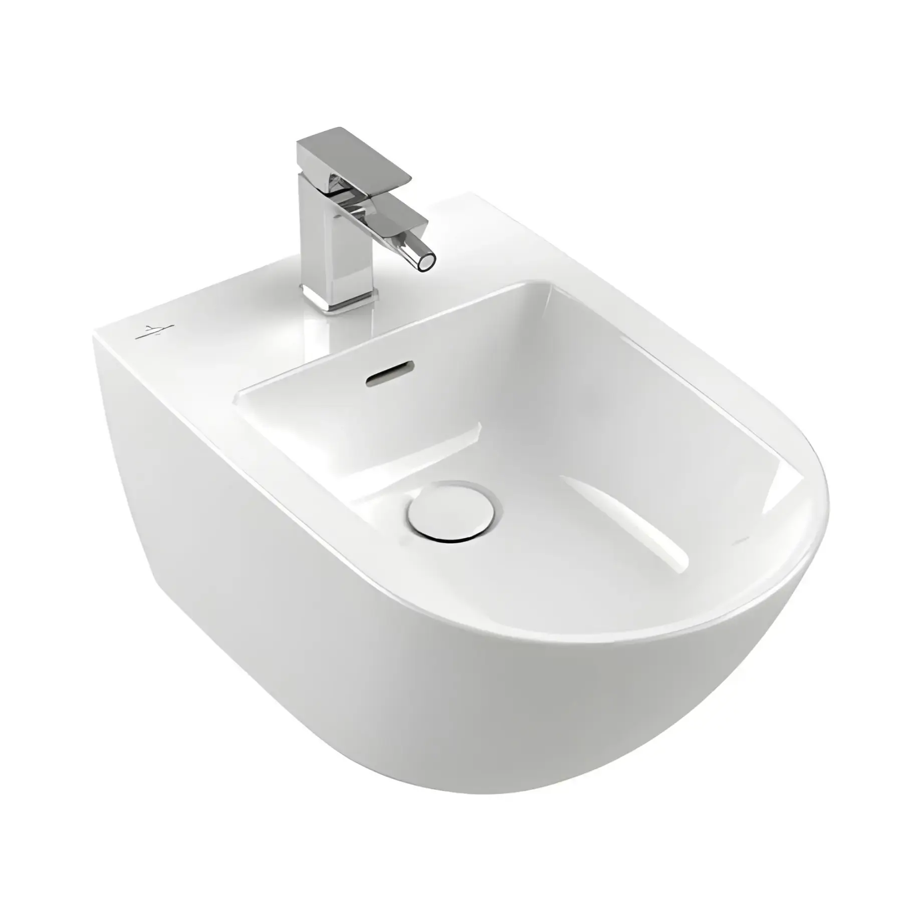 Біде Antao Villeroy & Boch 541100R1 White Alpin CeramicPlus — вид на білому тлі
