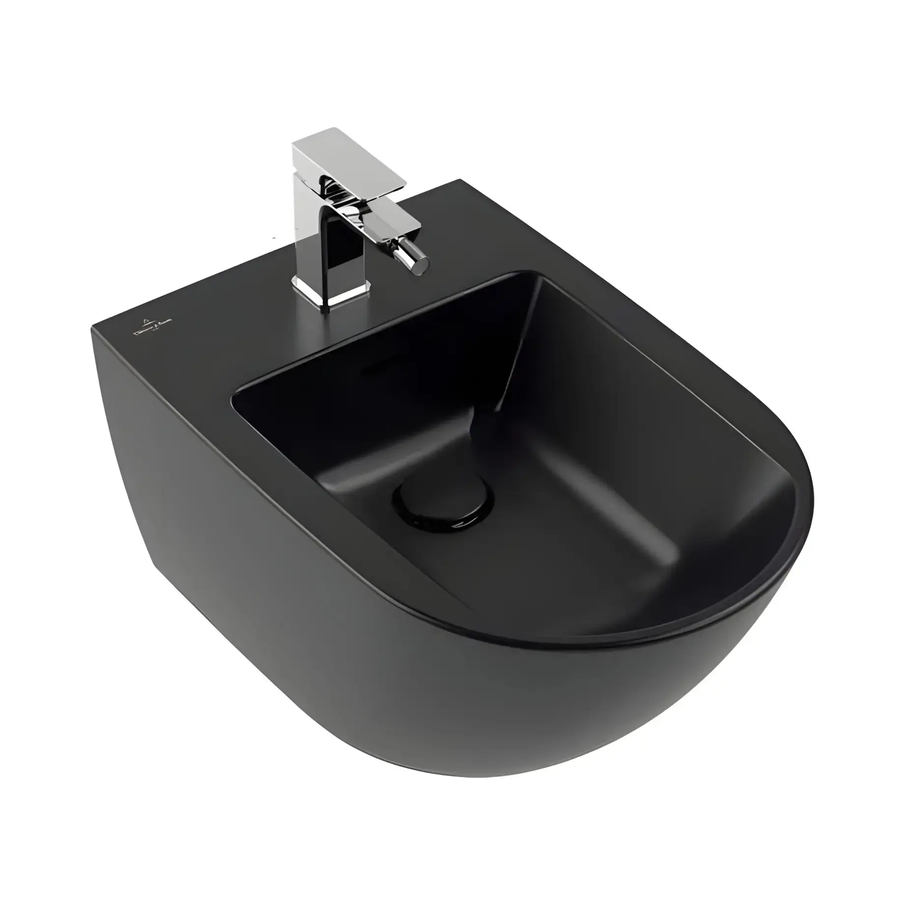Біде Antao Villeroy & Boch 541100R7 Pure Black CeramicPlus — вид на білому тлі