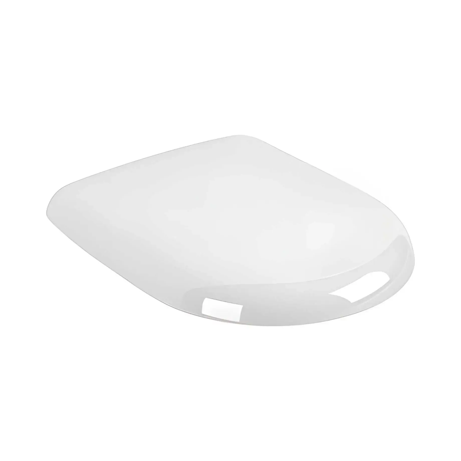 Сидіння з кришкою для унітазу (SoftClosing і QuickRelease) Antao Villeroy & Boch 8M67S1R1 White Alpin — вид на білому тлі